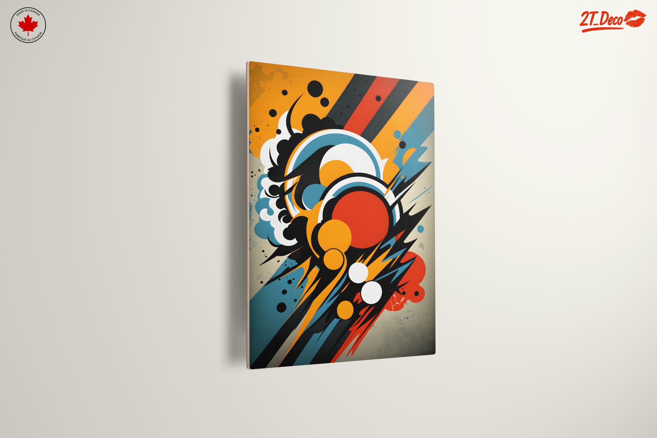 Energetic Dynamic Abstract Artwork - Image 13