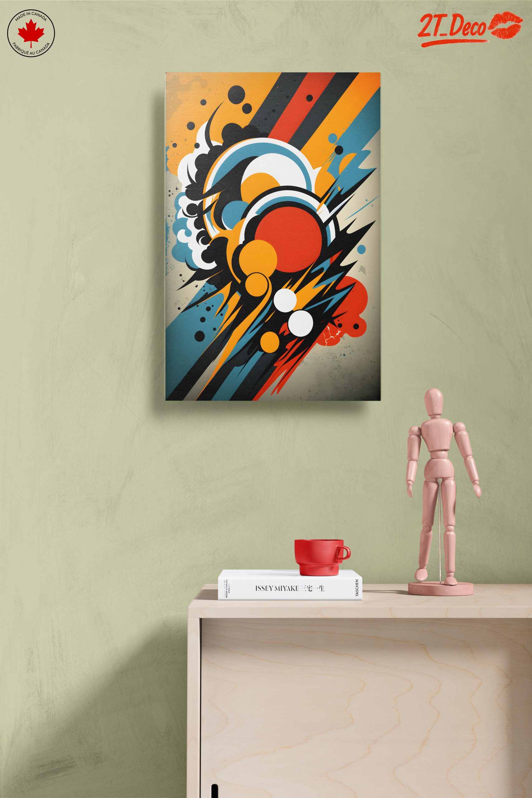 Energetic Dynamic Abstract Artwork - Image 14