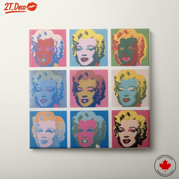 Vibrant Marilyn Monroe Pop Art