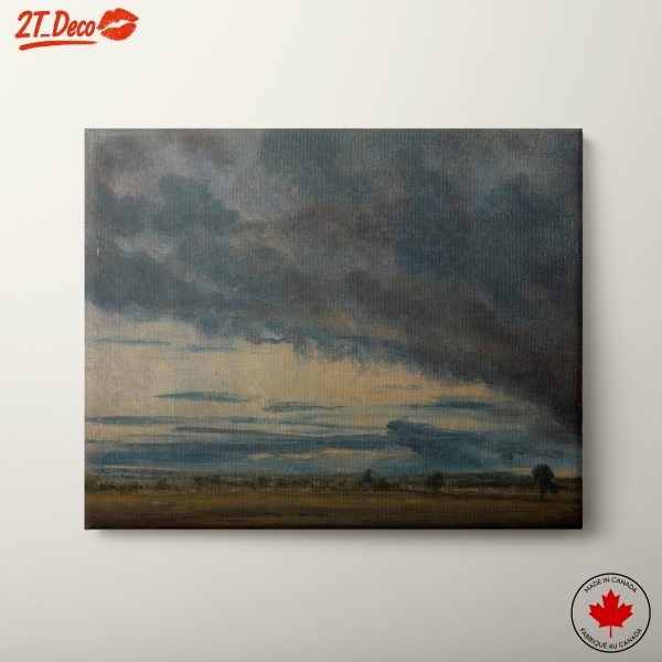 Dramatic Skies Over Serene Landscape