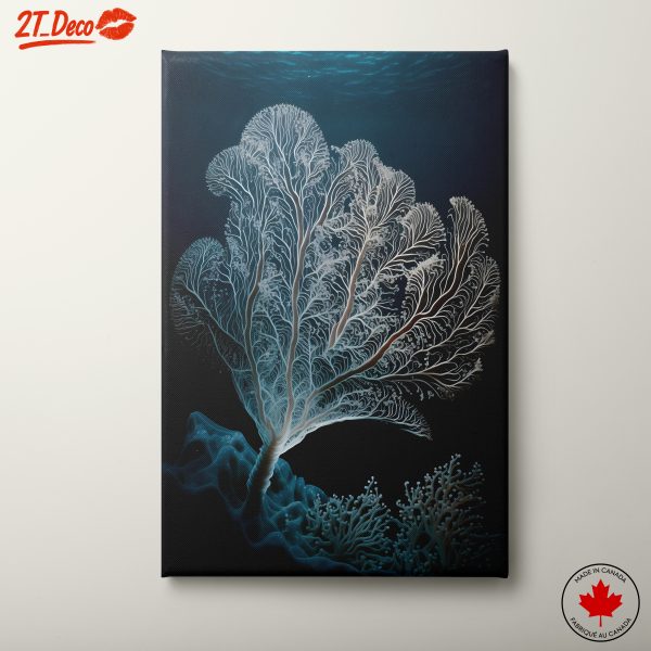 Elegant Abstract Representation of Marine Flora