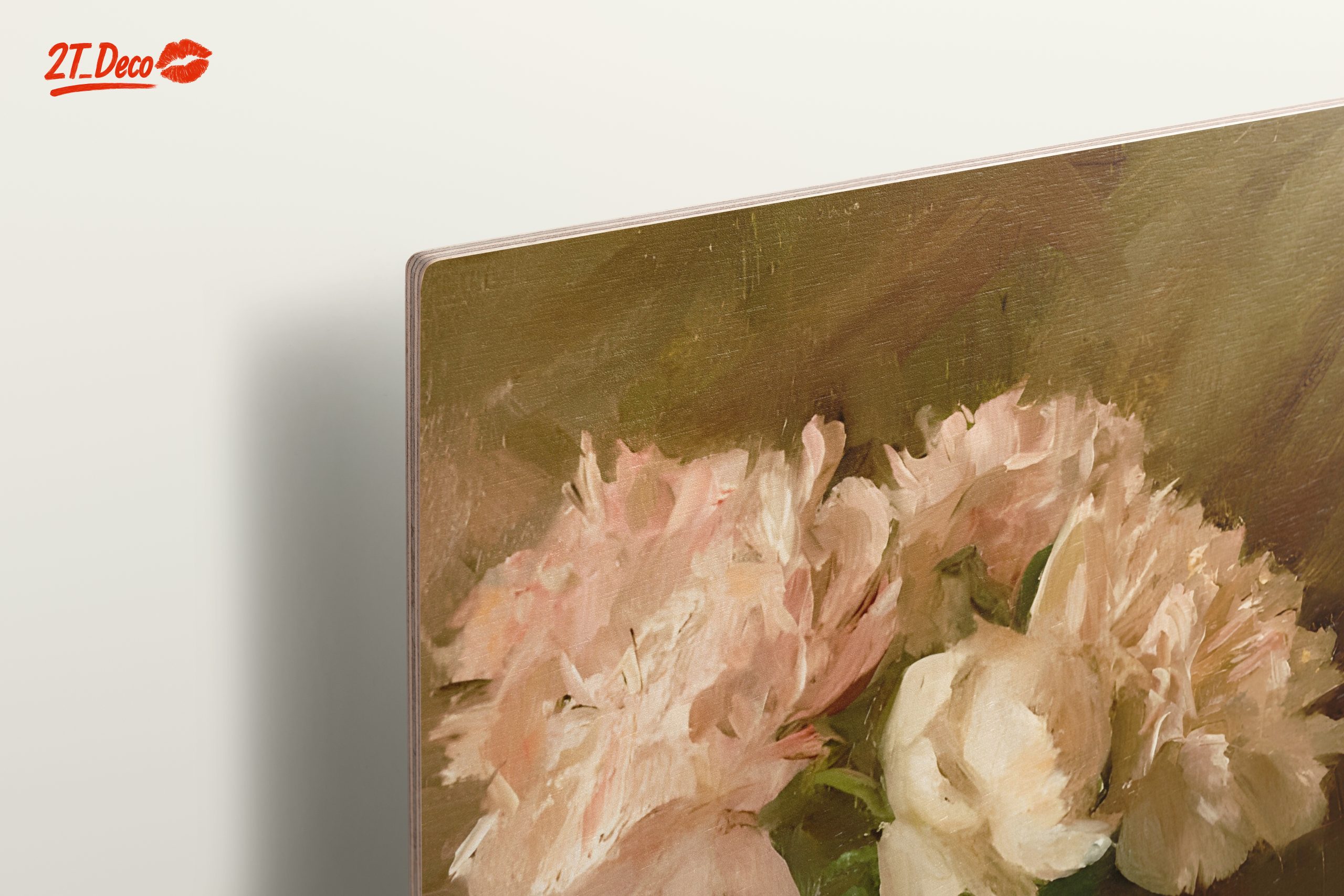 Peony Bouquet in Green Vase - Image 15