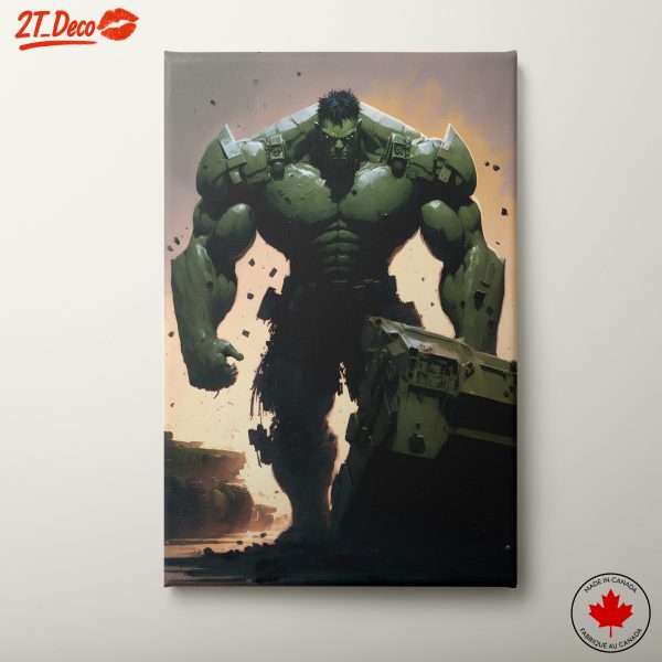 Dynamic Hulk Character Artwork 2