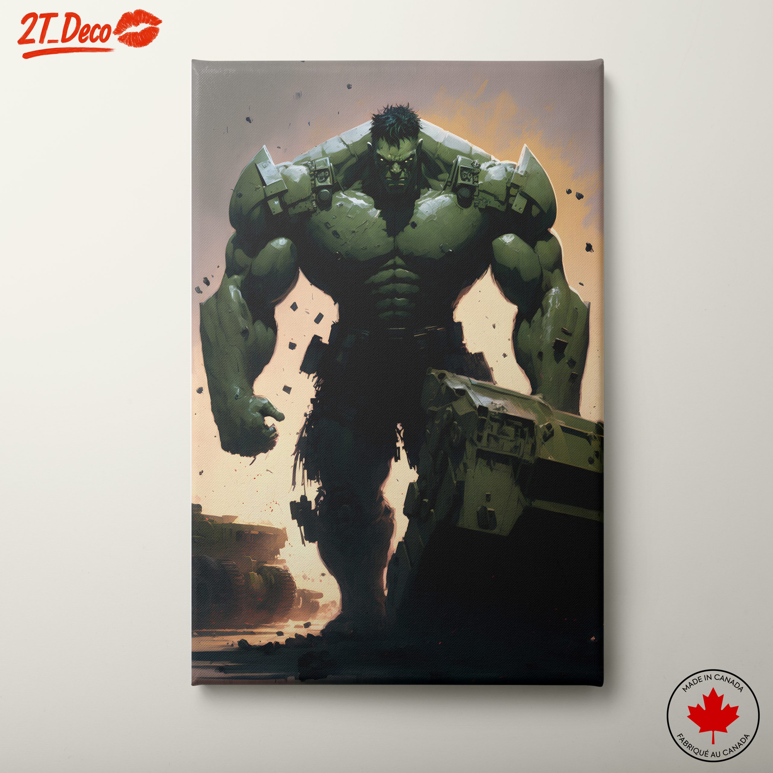 Dynamic Hulk Character Artwork 2