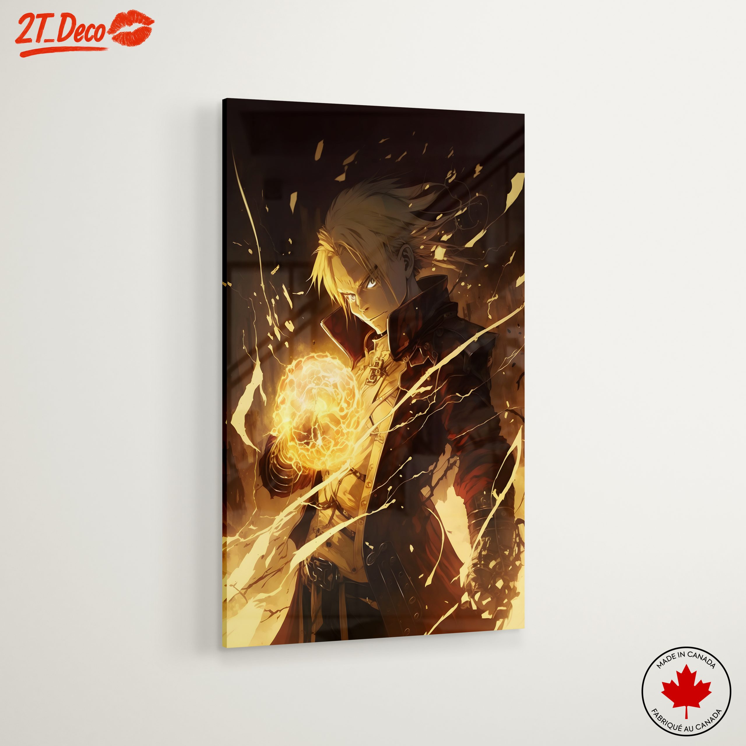 Dynamic Anime Character with Fiery Magic - Image 6