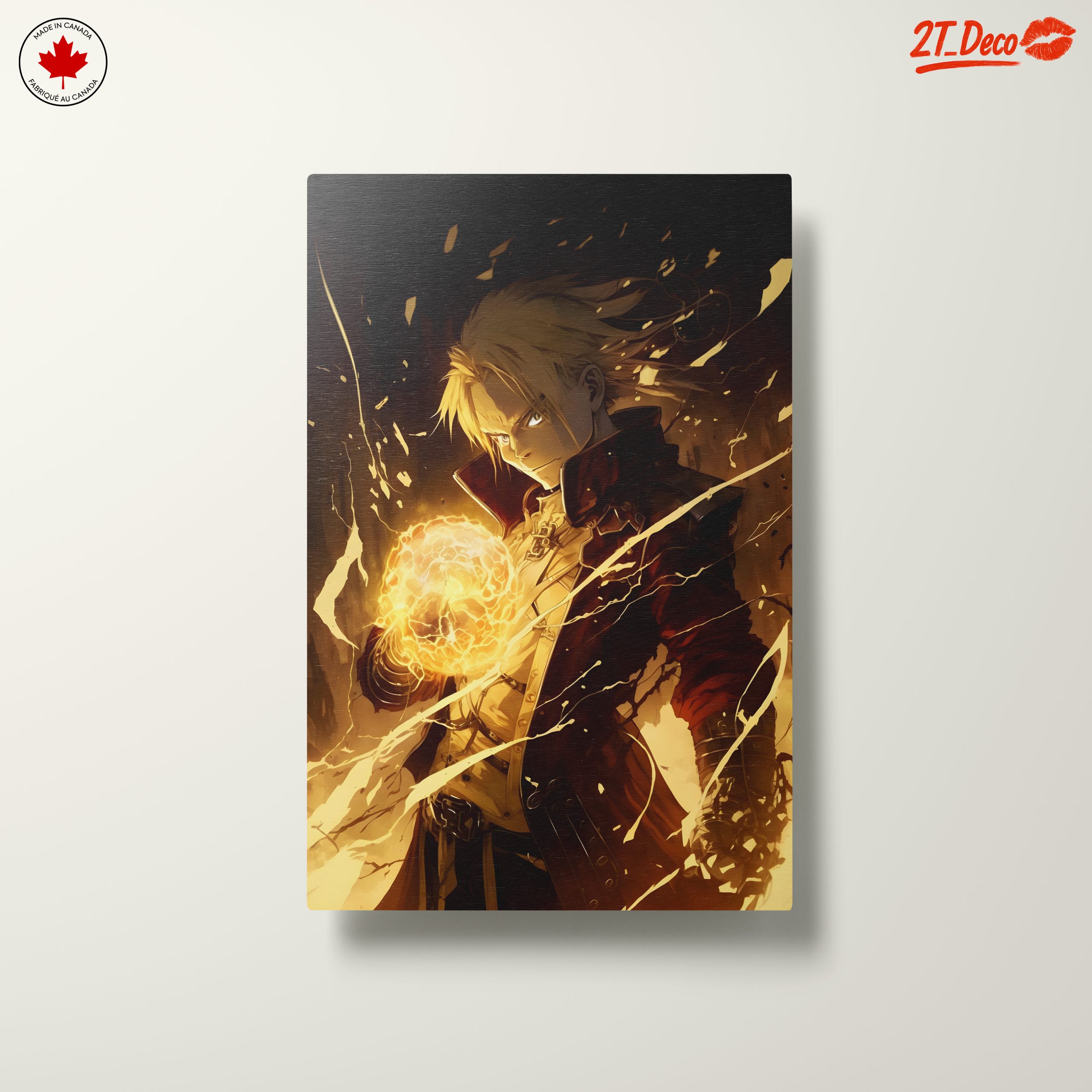 Dynamic Anime Character with Fiery Magic - Image 10