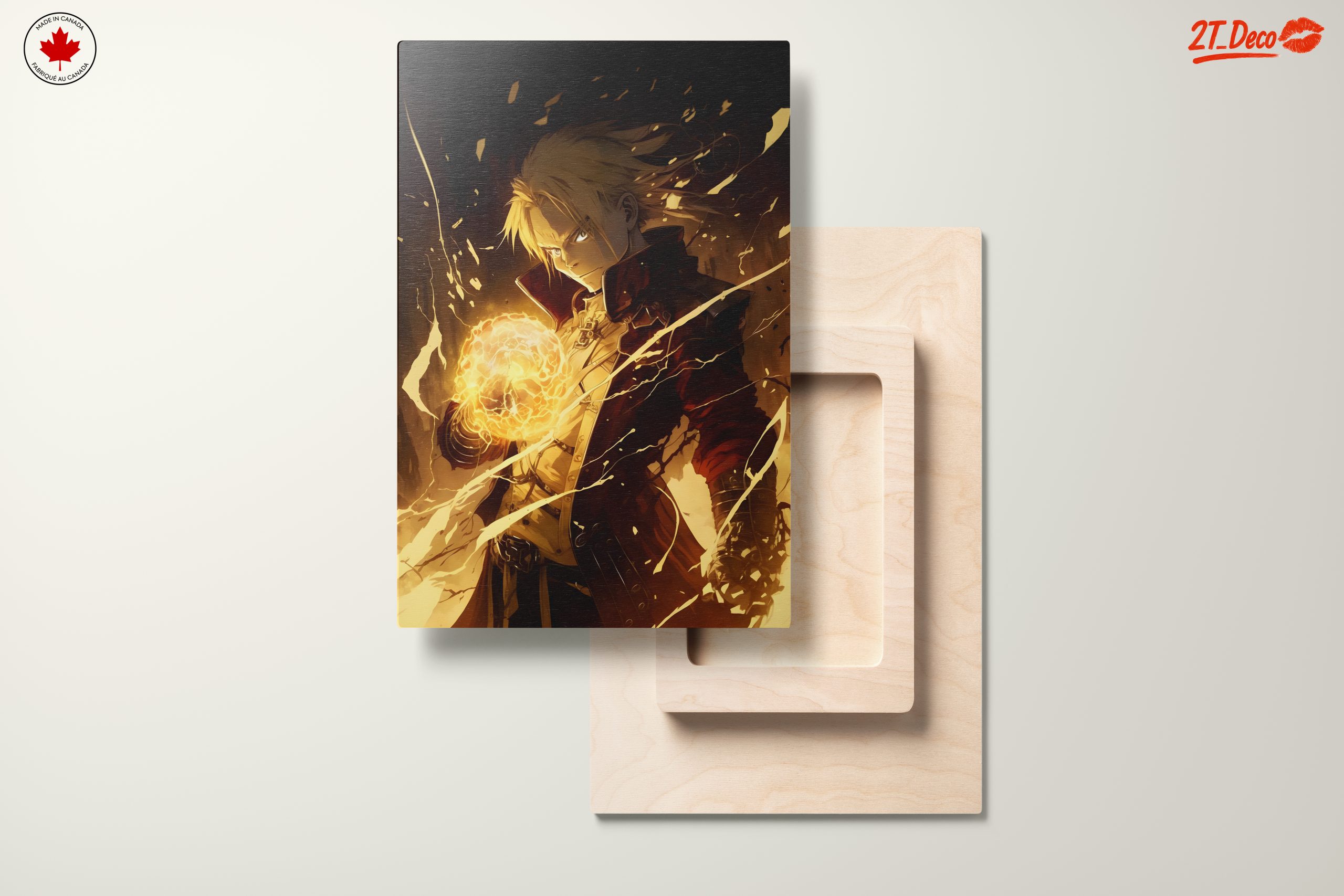 Dynamic Anime Character with Fiery Magic - Image 11
