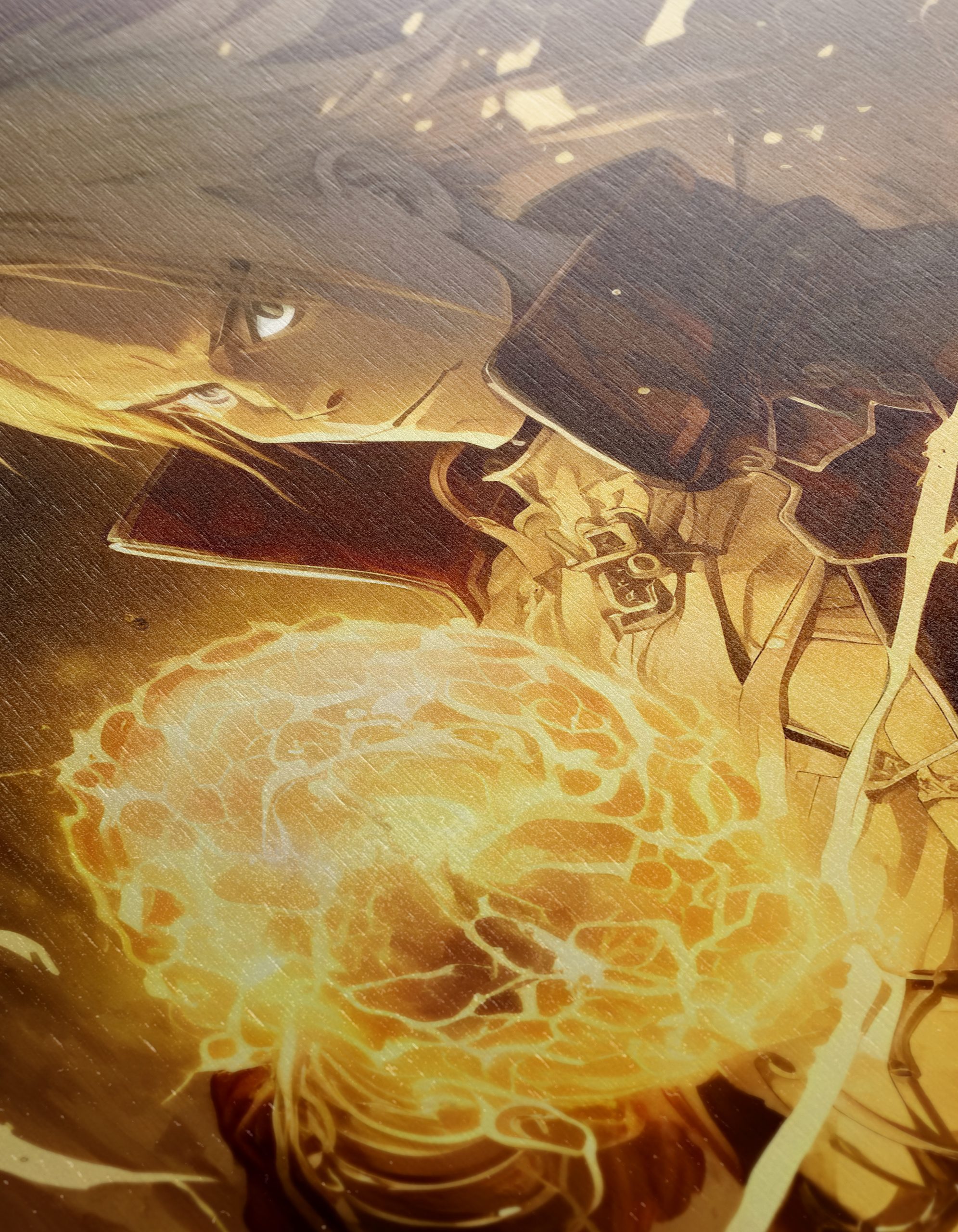 Dynamic Anime Character with Fiery Magic - Image 12