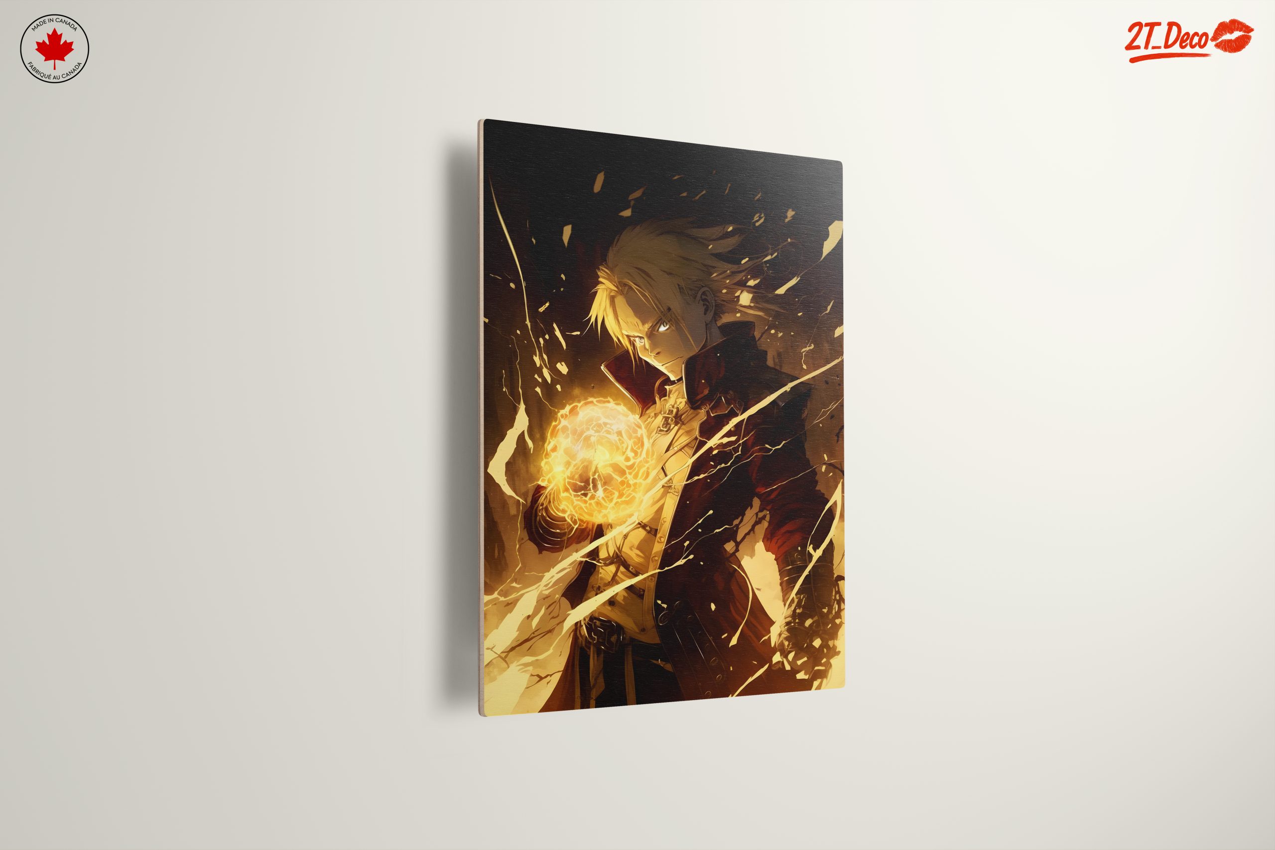 Dynamic Anime Character with Fiery Magic - Image 13