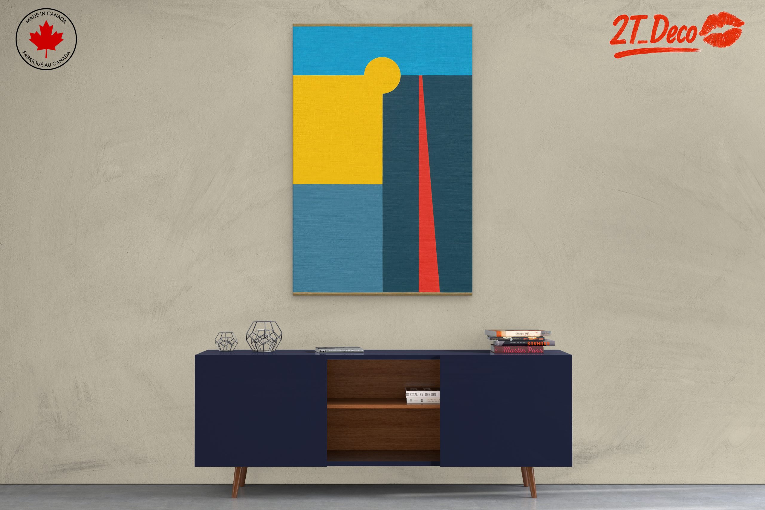 Bold Geometric Abstract Art 3 - Image 3
