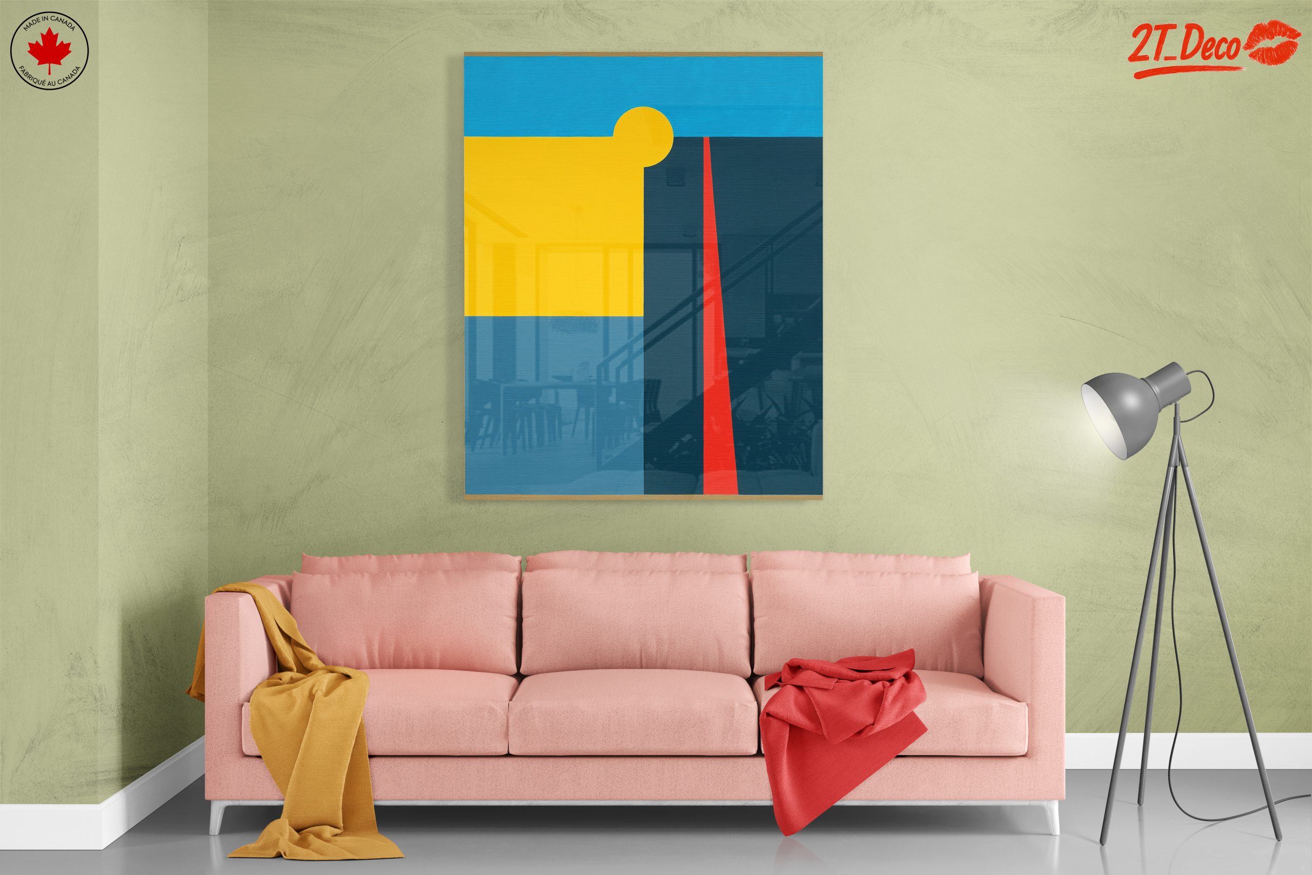 Bold Geometric Abstract Art 3 - Image 7