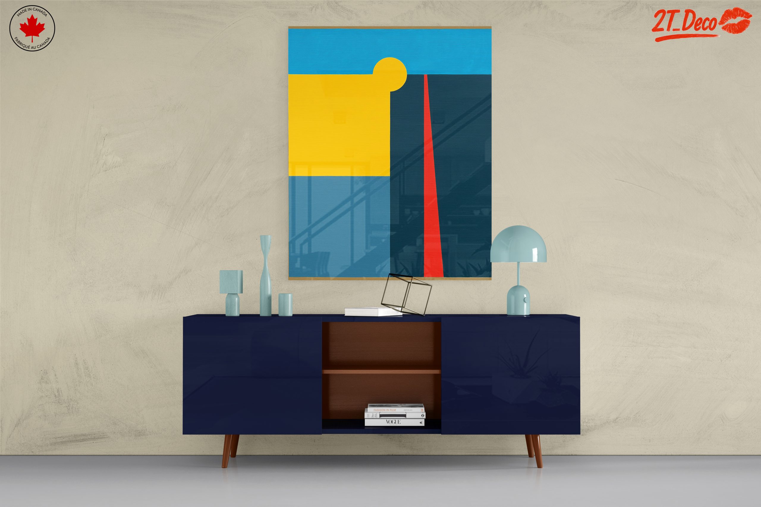 Bold Geometric Abstract Art 3 - Image 8