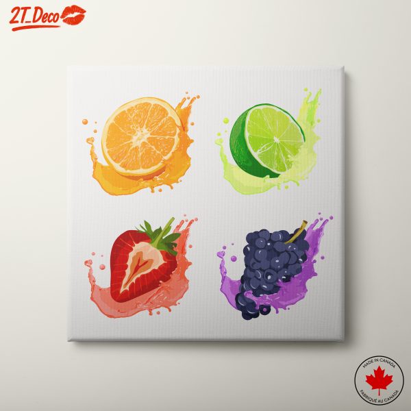 Vibrant Abstract Fruit Art 5