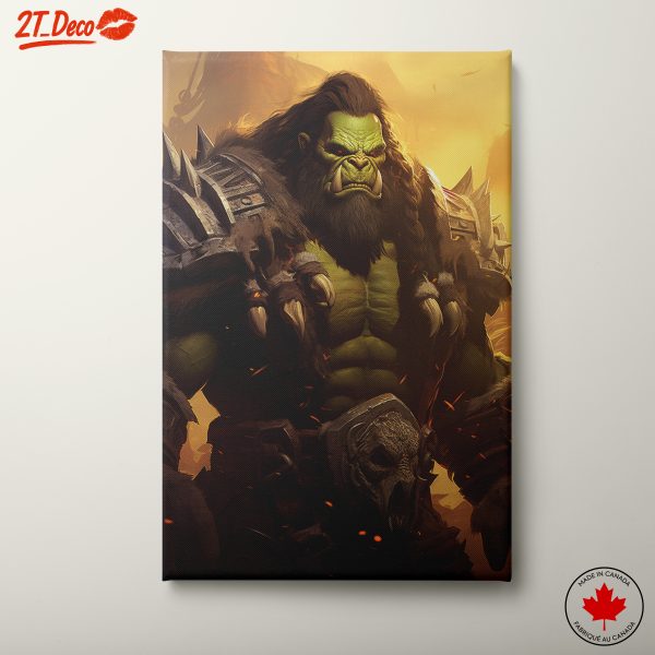 Fierce Fantasy Orc Character Art