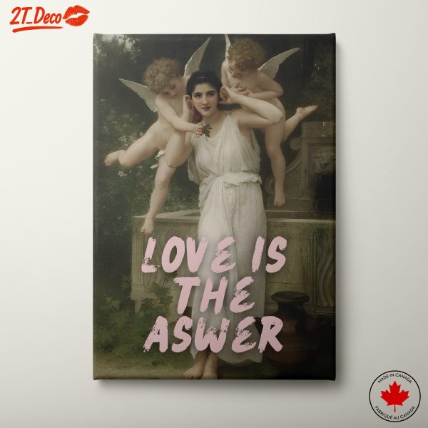 Angelic Portrait with Love Theme