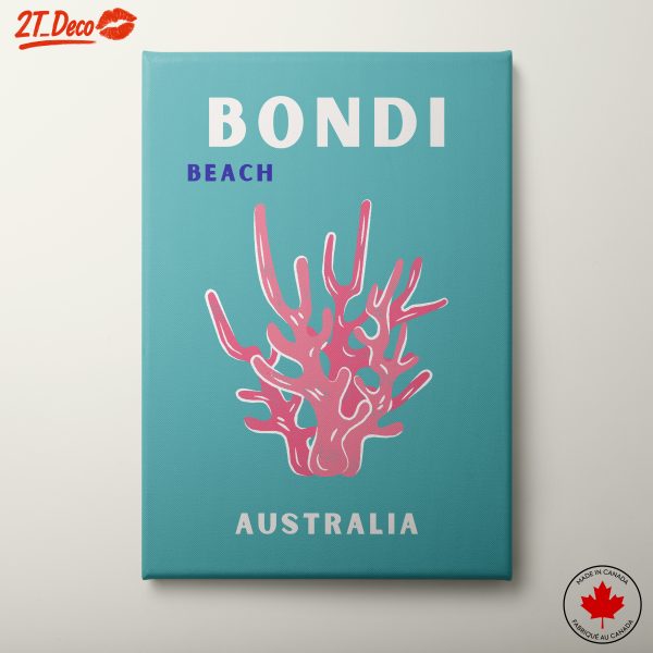 Bondi Beach Colors and Coral