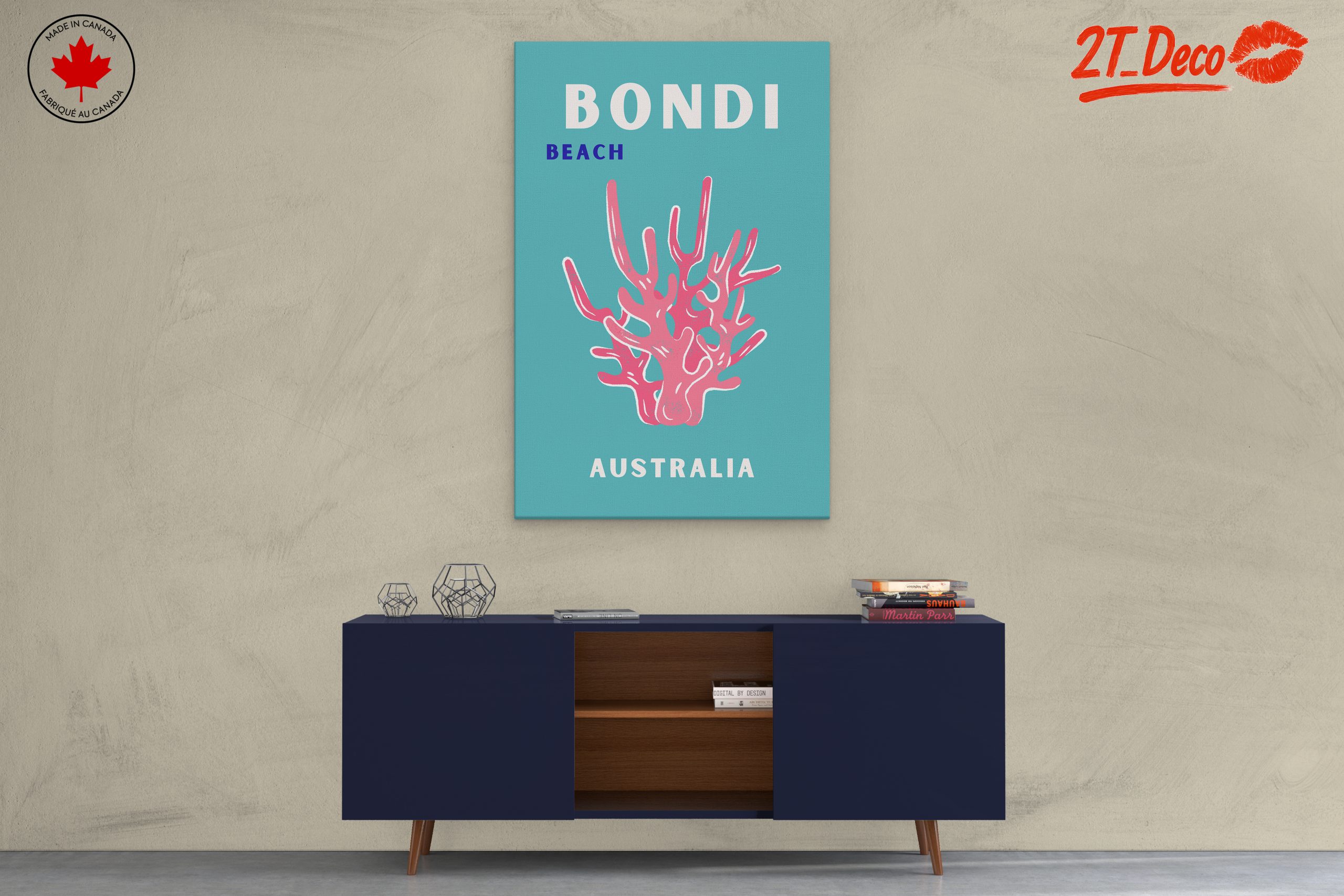 Bondi Beach Colors and Coral - Image 3