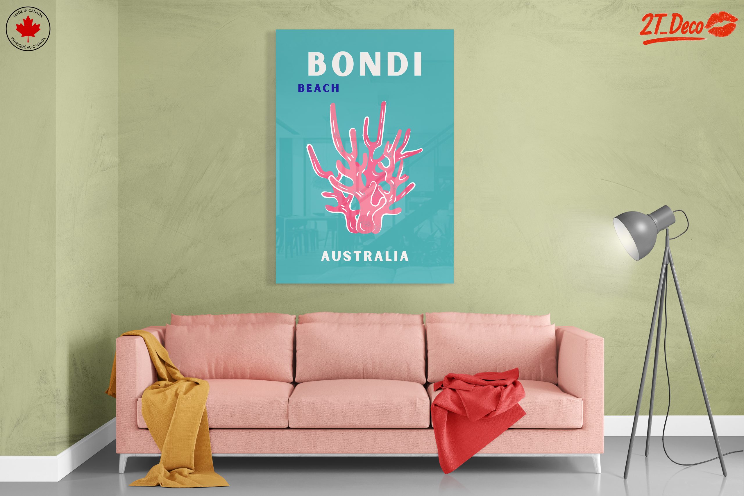 Bondi Beach Colors and Coral - Image 7