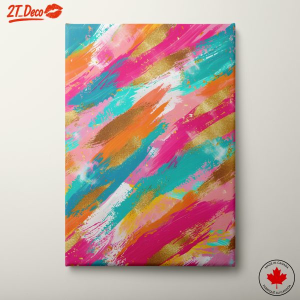 Vibrant Abstract Cloud Art in Bright Colors