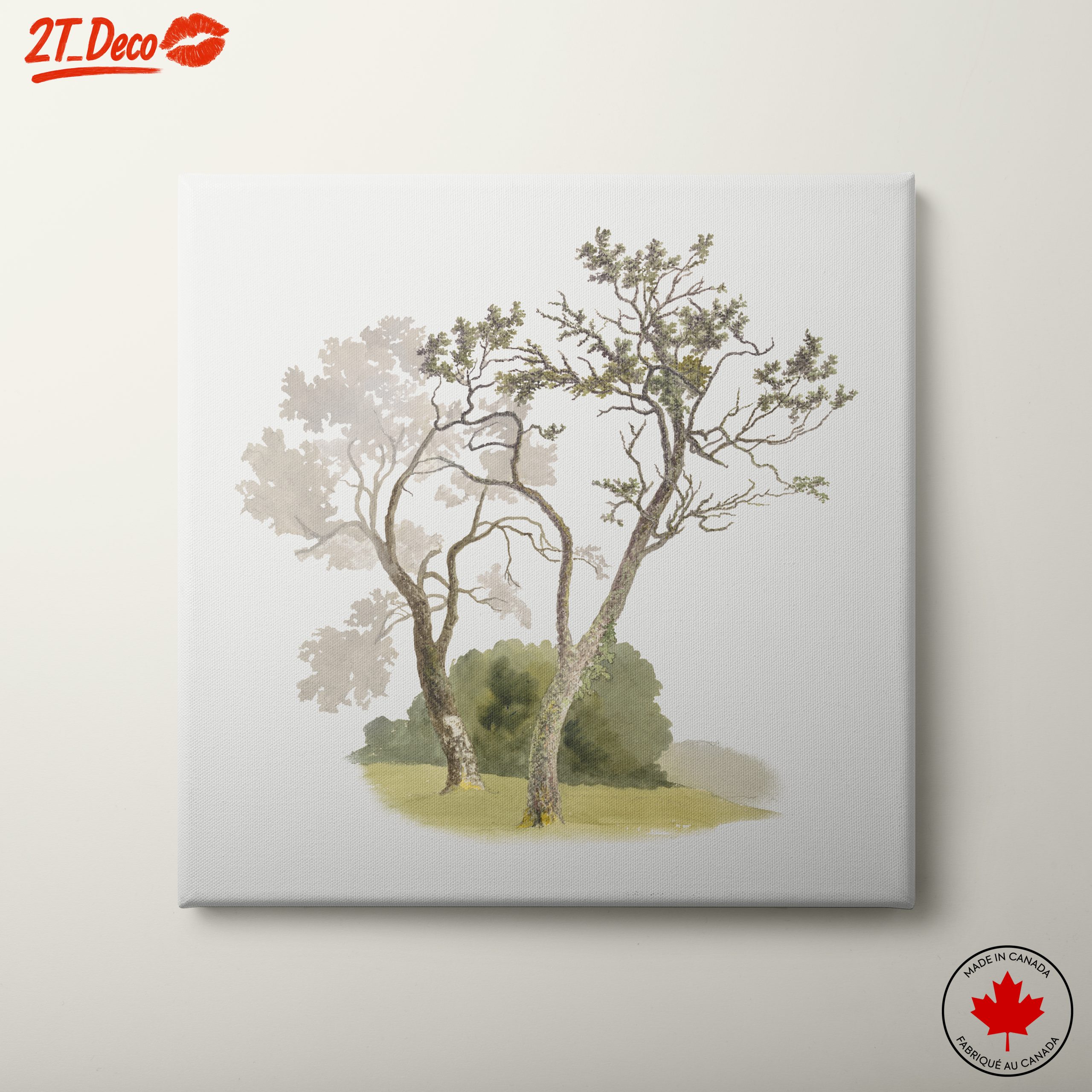 Serene Botanical Tree Landscape