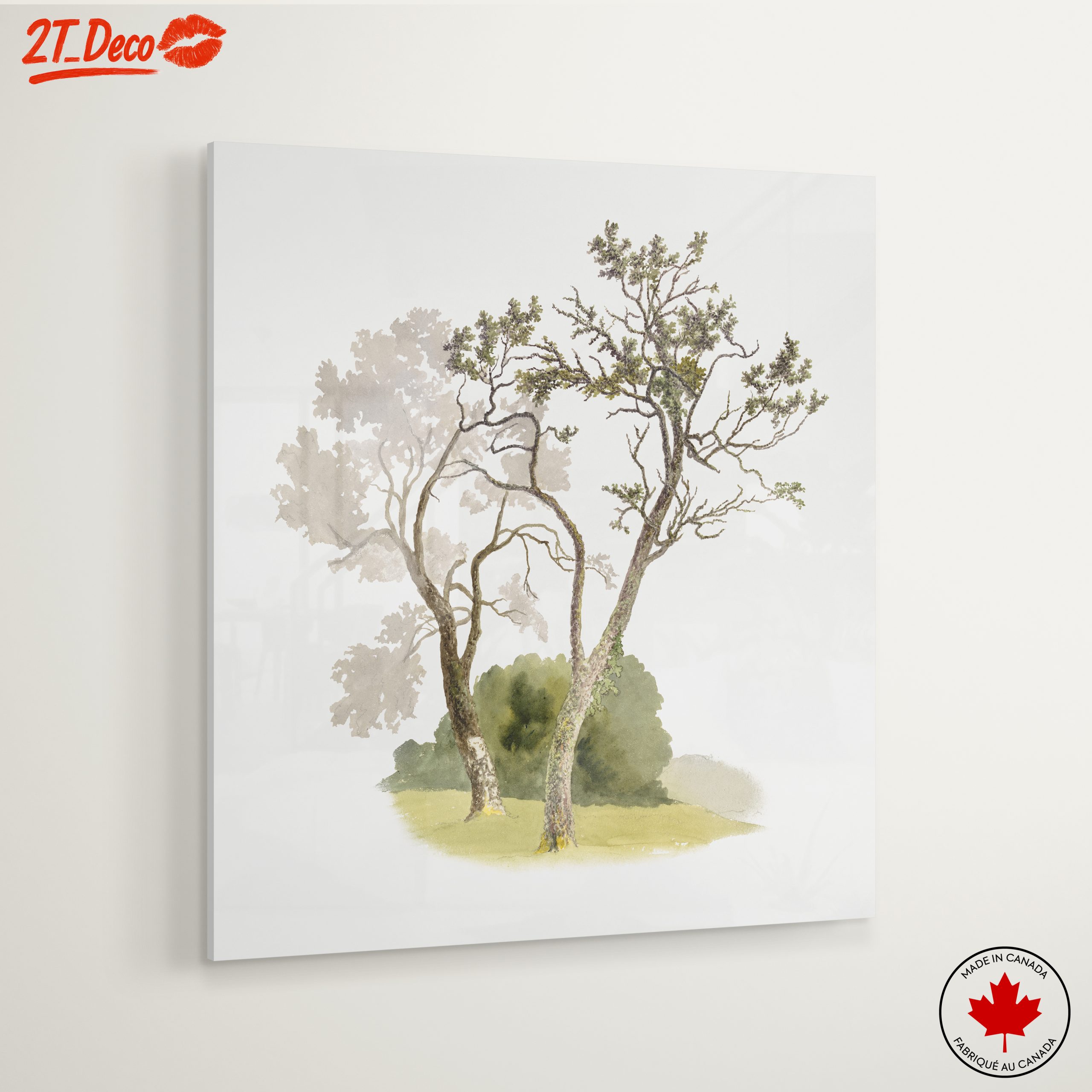 Serene Botanical Tree Landscape - Image 6