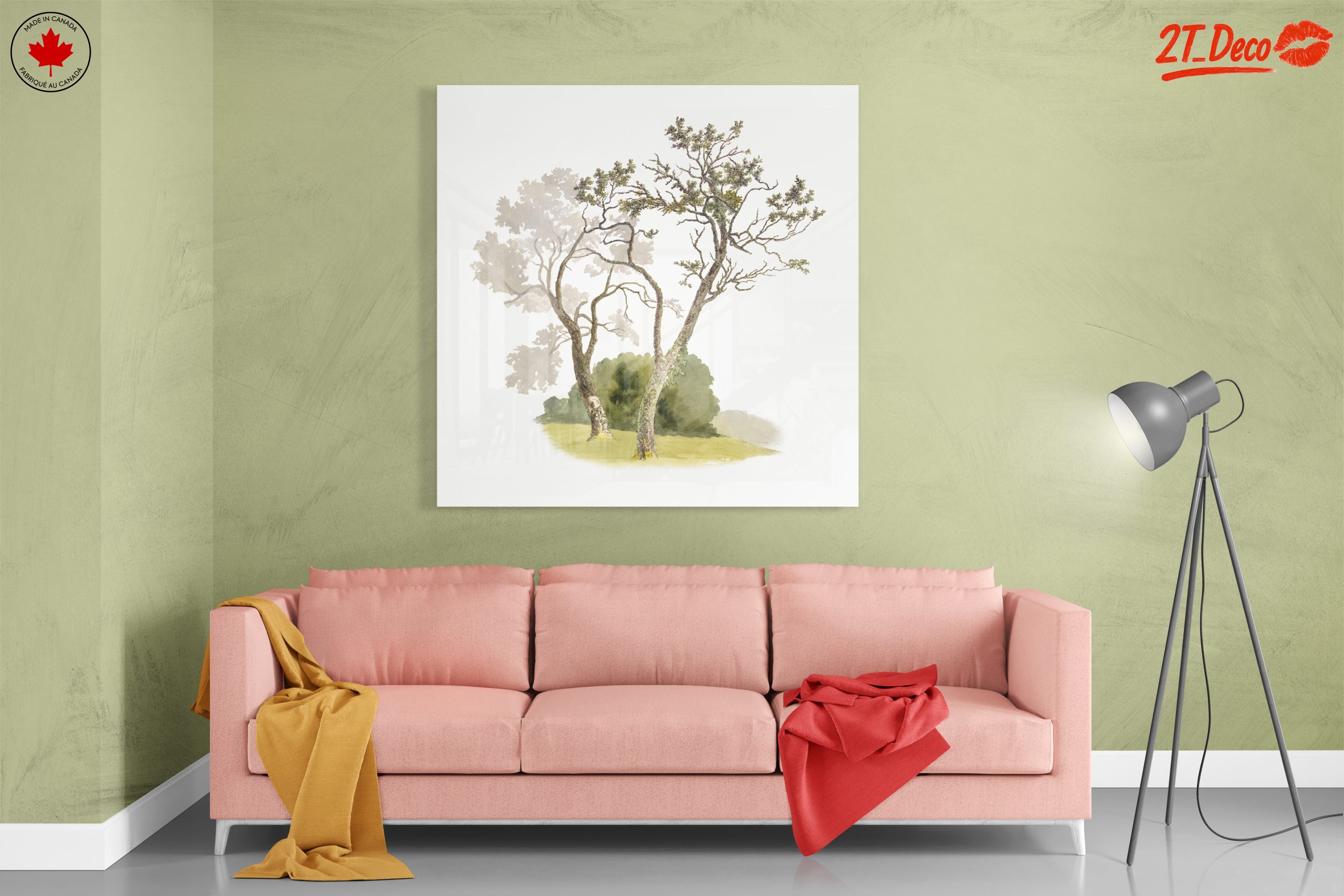 Serene Botanical Tree Landscape - Image 7