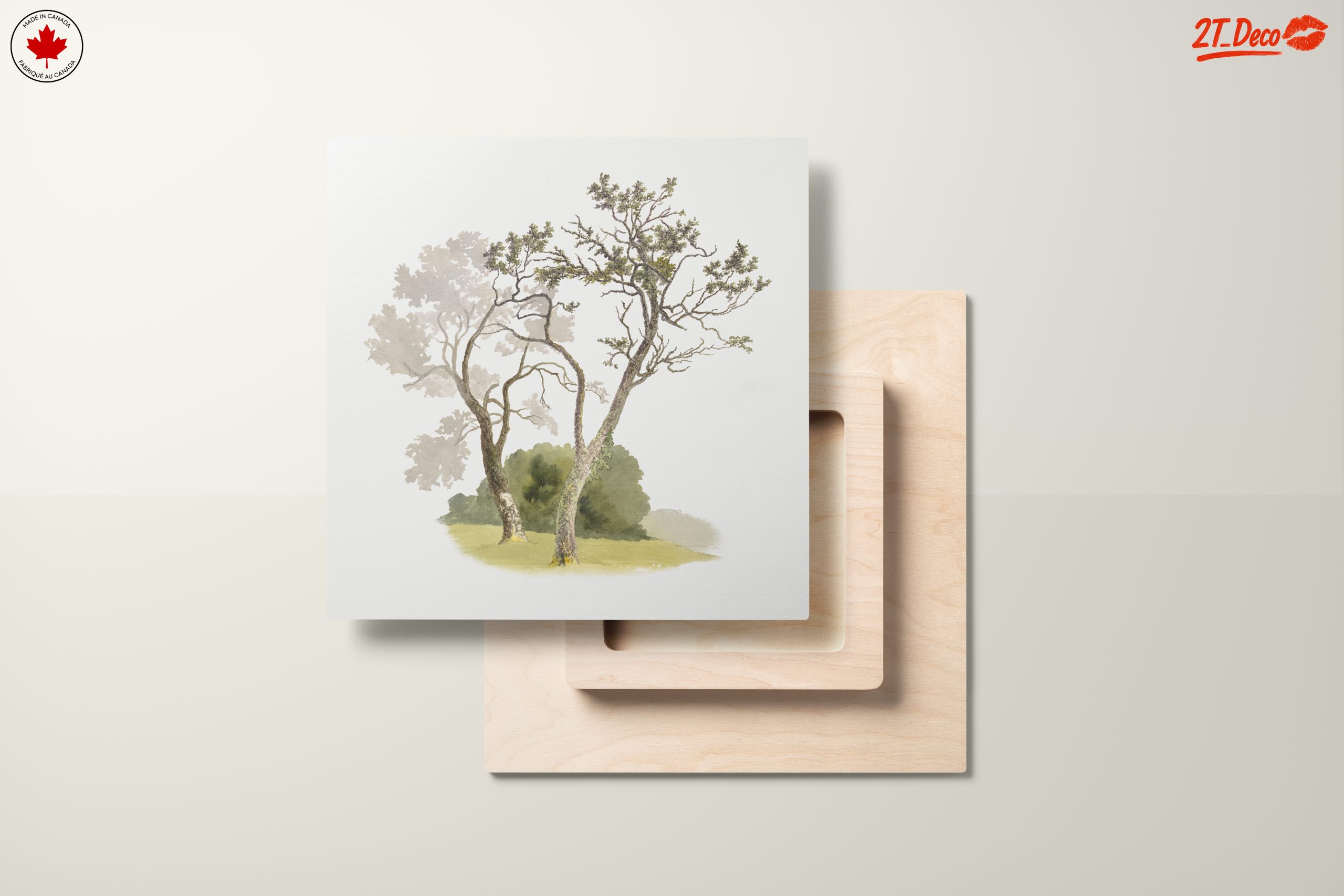 Serene Botanical Tree Landscape - Image 11