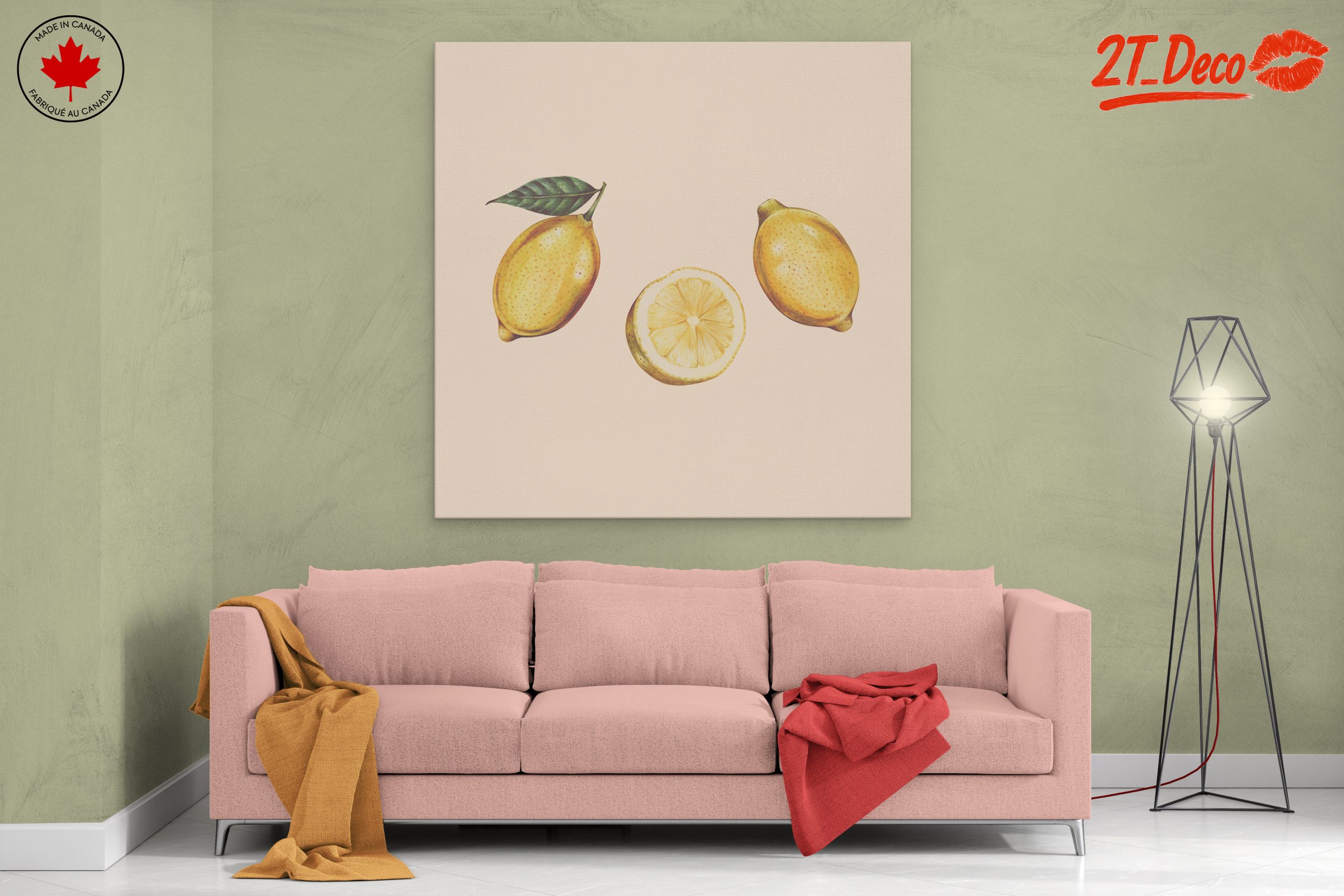 Artistic Abstract Lemons Composition - Image 2