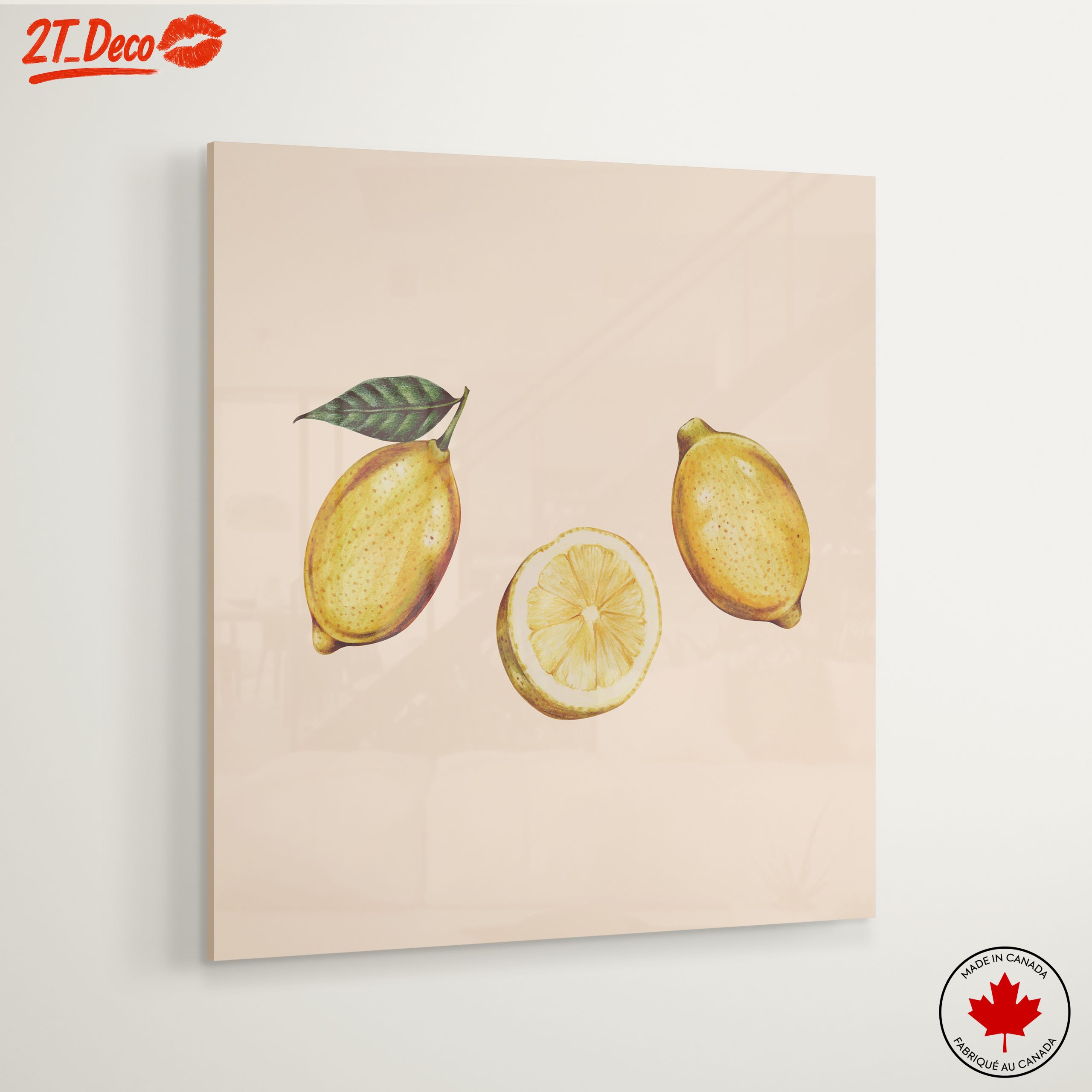 Artistic Abstract Lemons Composition - Image 6