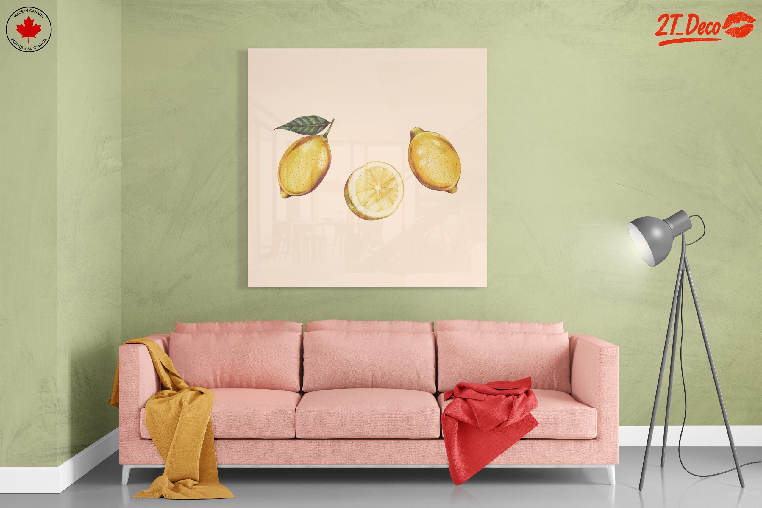 Artistic Abstract Lemons Composition - Image 7
