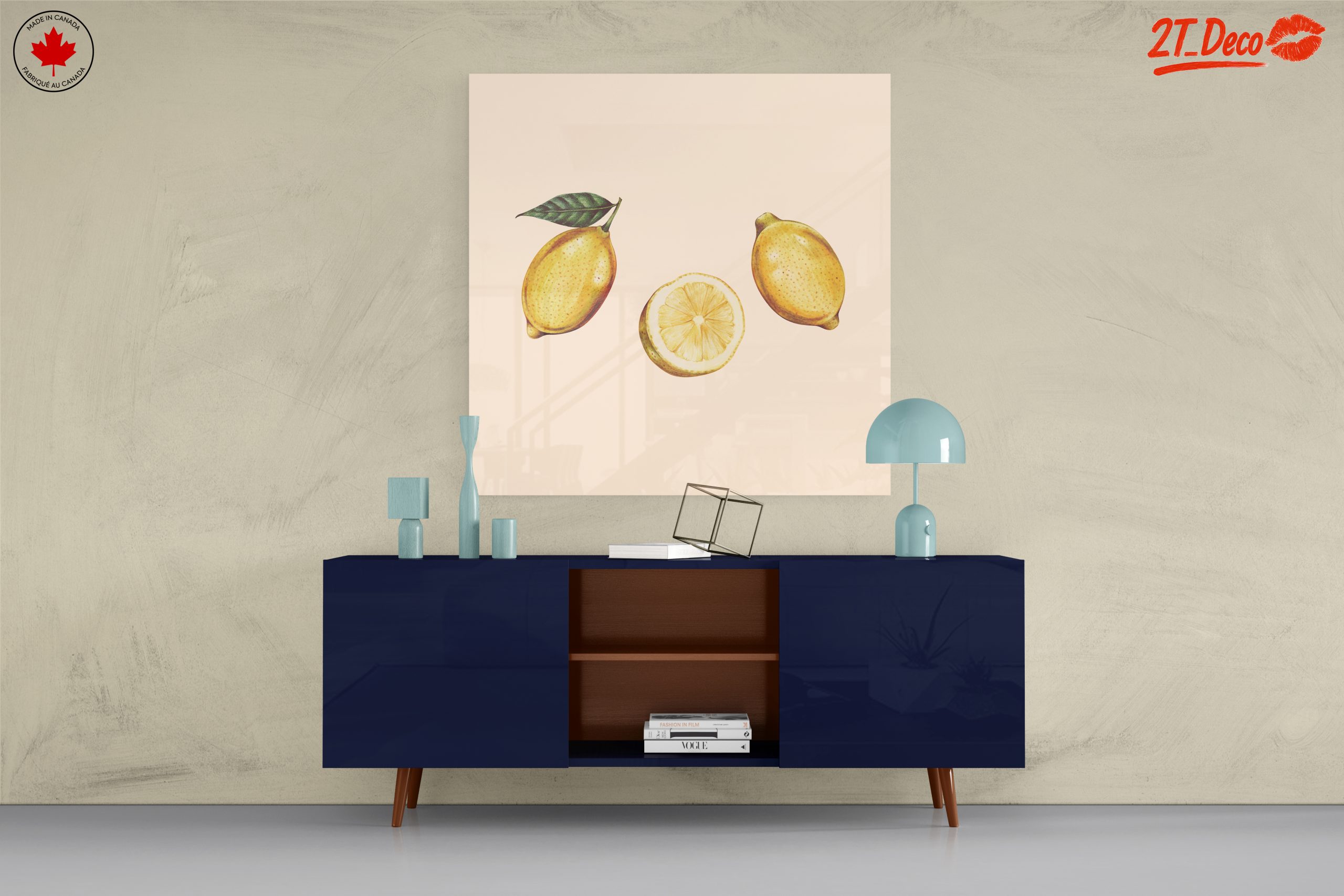 Artistic Abstract Lemons Composition - Image 8