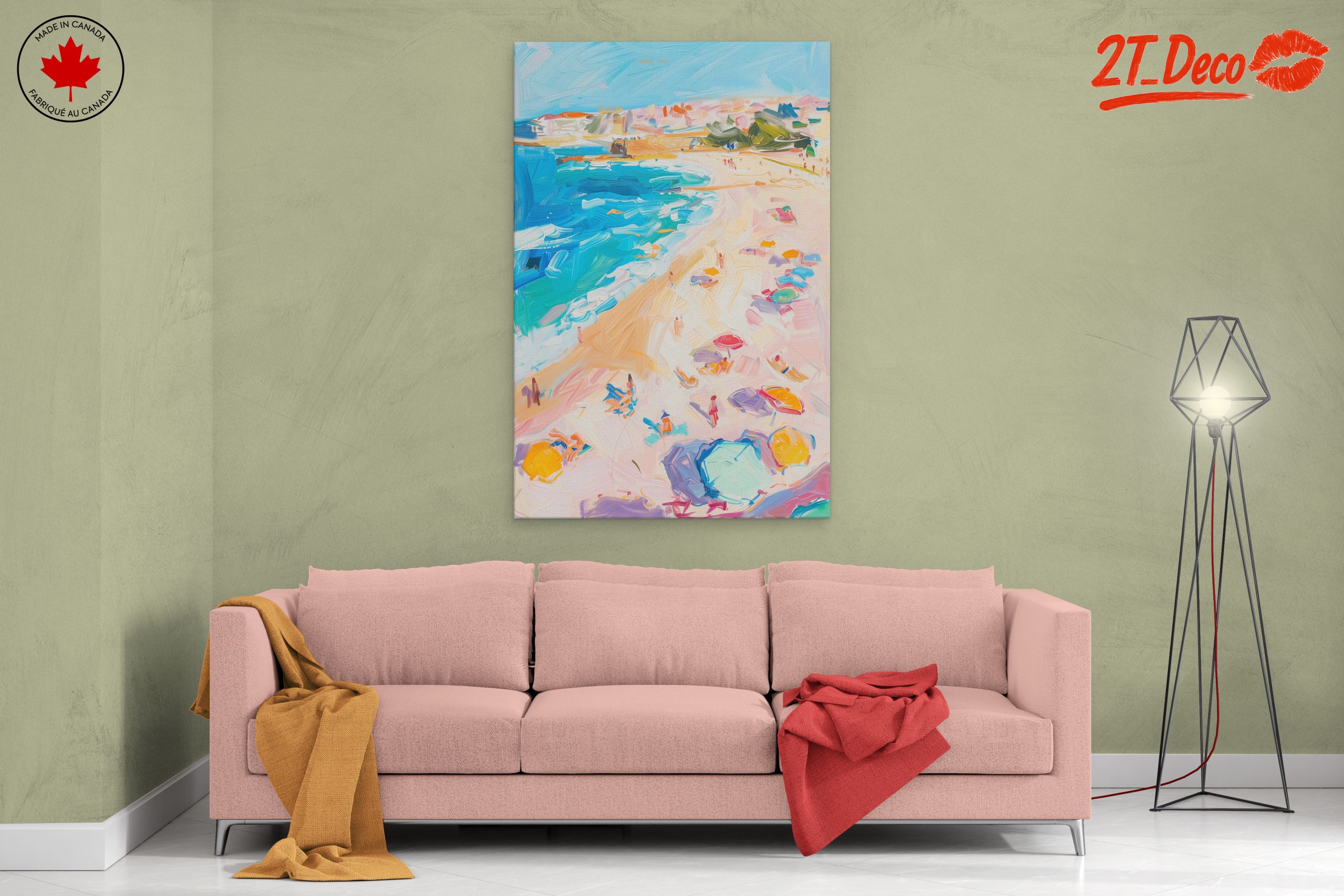 Vibrant Coastal Beach Landscape 2 - Image 2