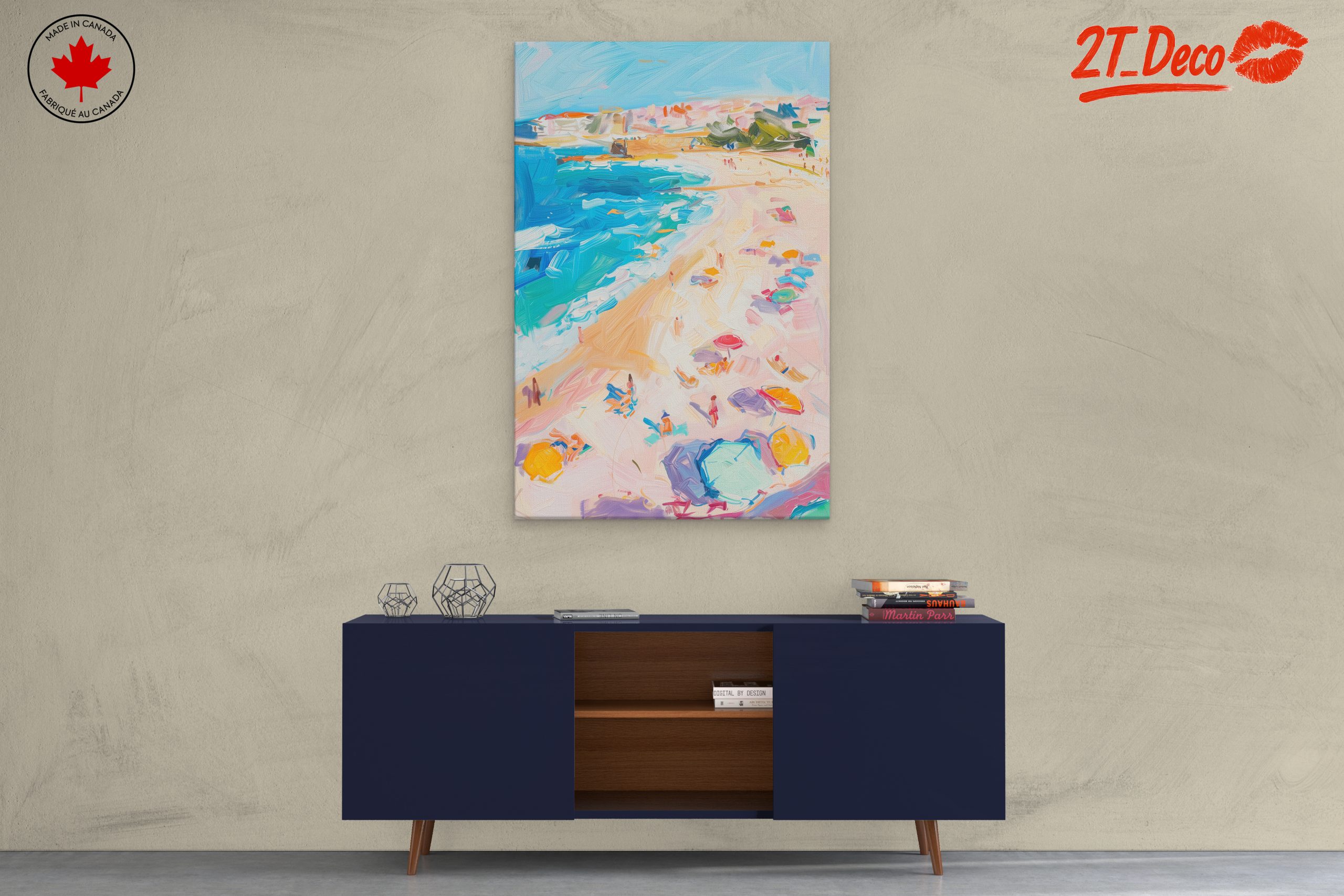Vibrant Coastal Beach Landscape 2 - Image 3