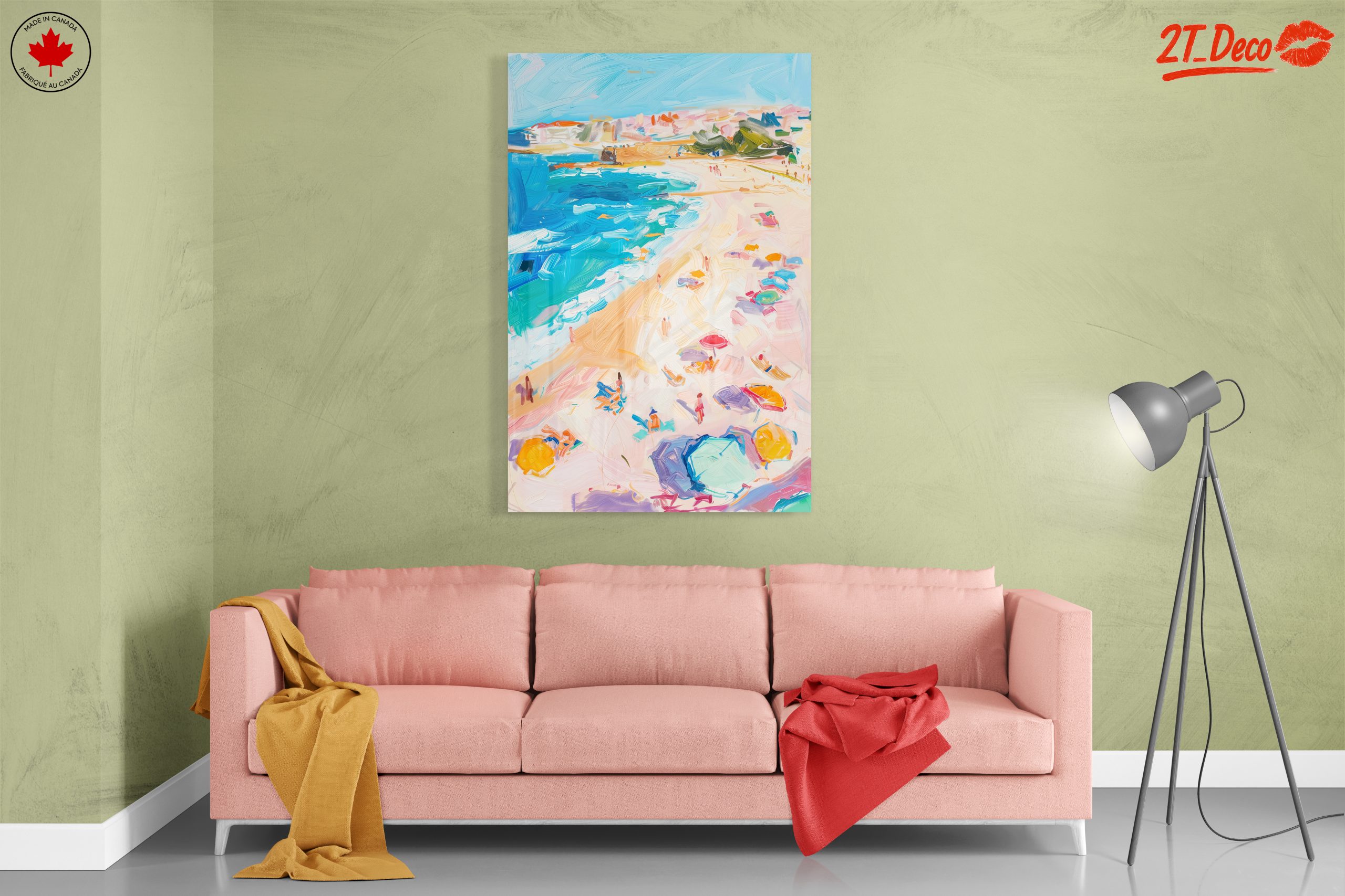 Vibrant Coastal Beach Landscape 2 - Image 7