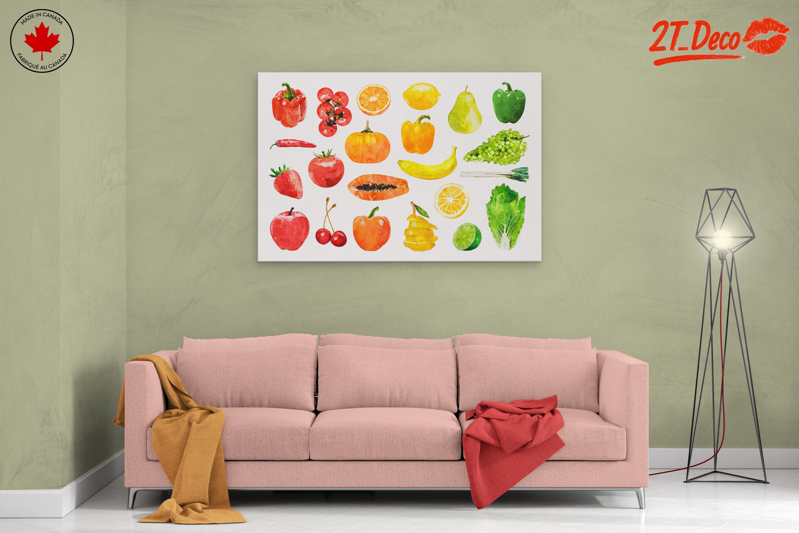 Colorful Abstract Food Illustrations 3 - Image 2