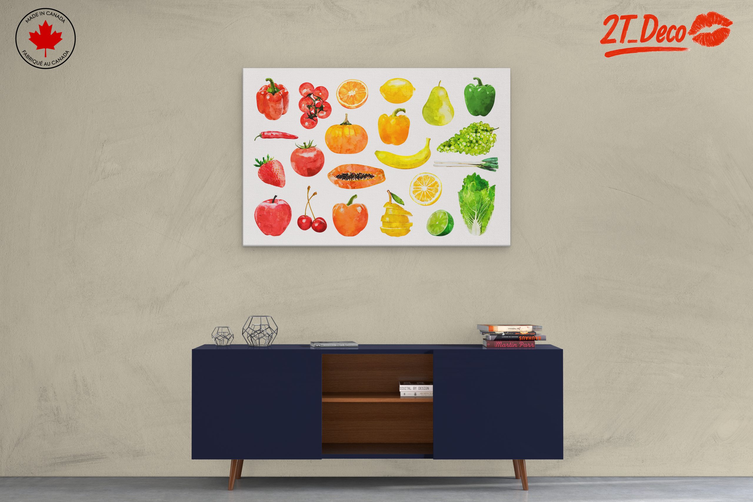 Colorful Abstract Food Illustrations 3 - Image 3