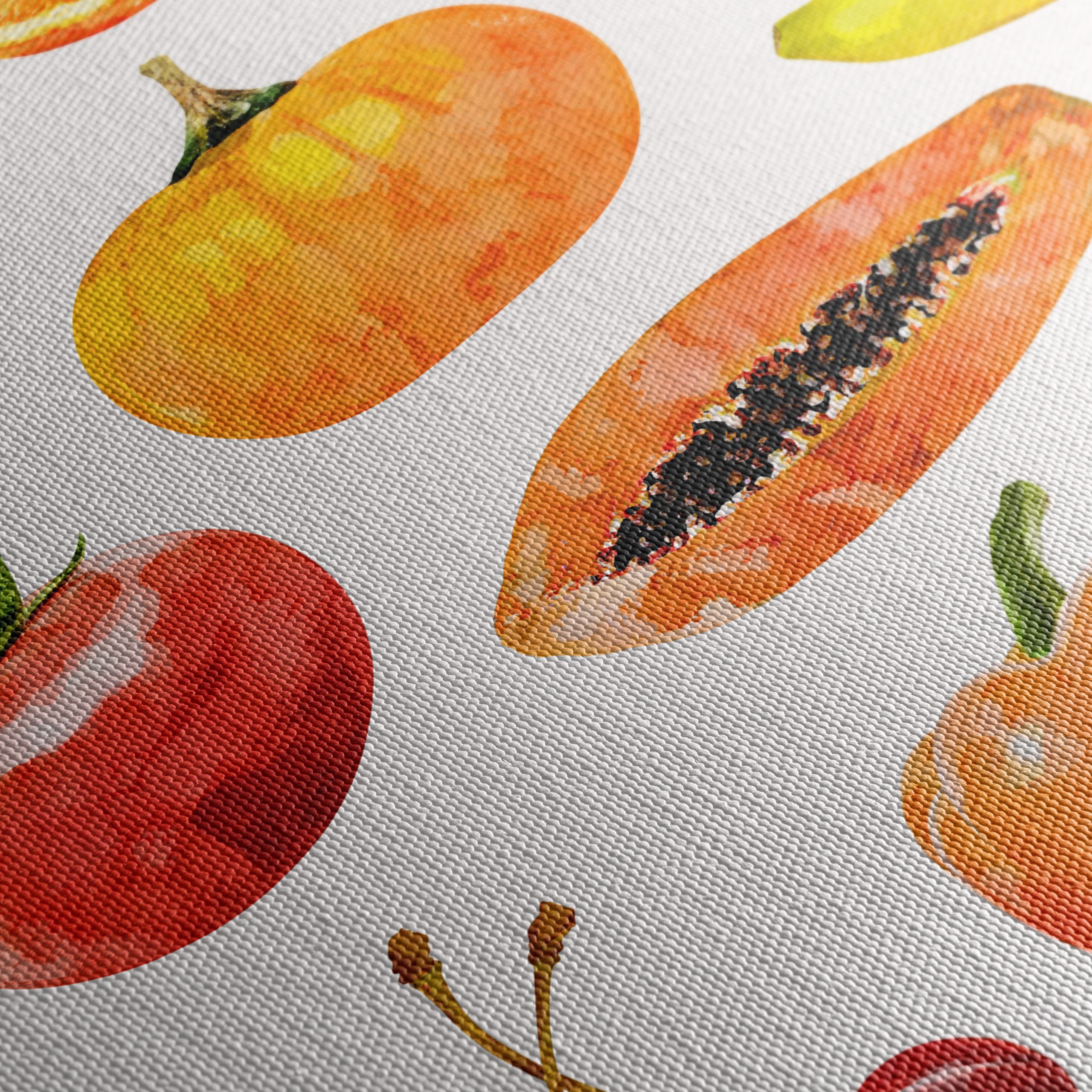 Colorful Abstract Food Illustrations 3 - Image 5