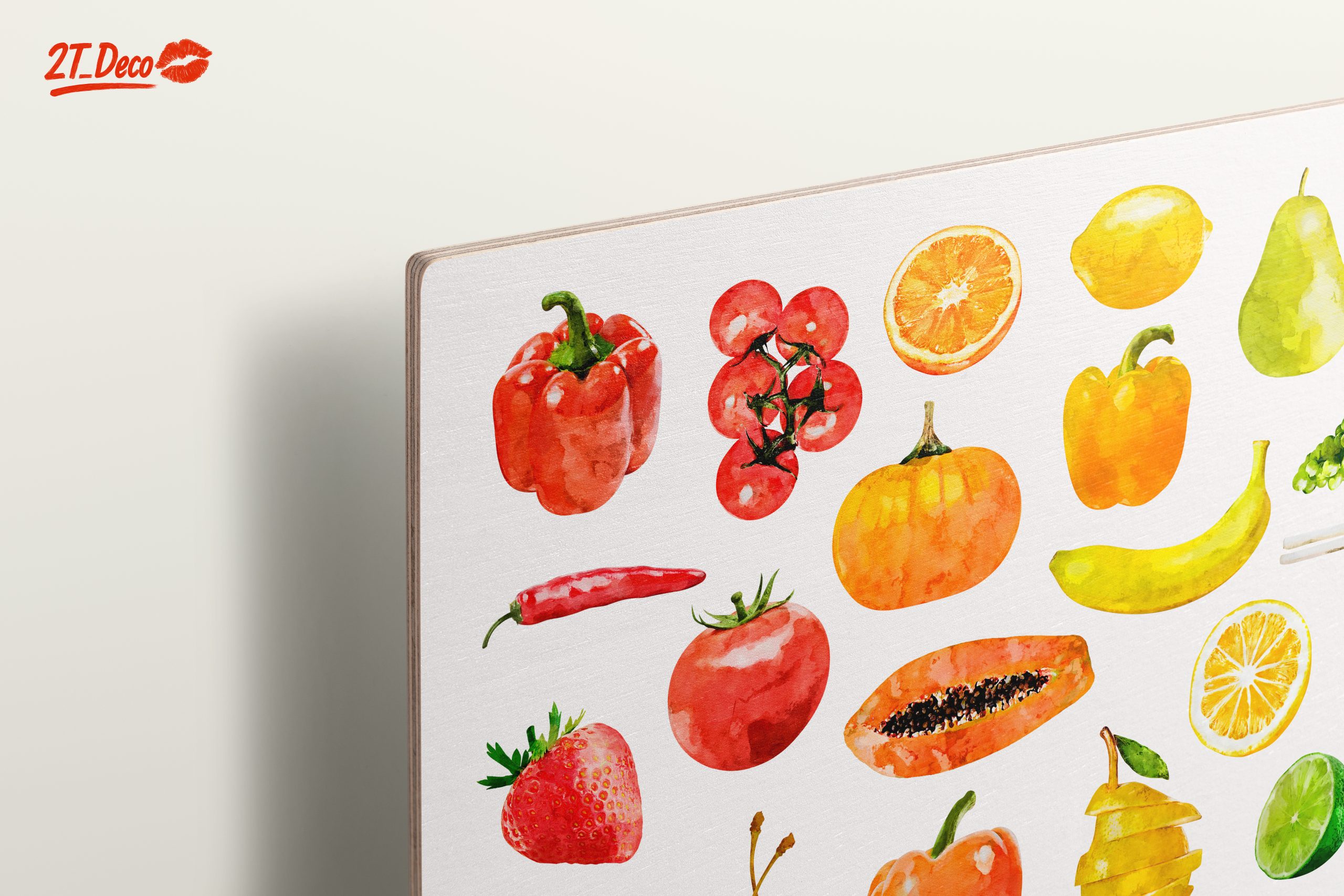 Colorful Abstract Food Illustrations 3 - Image 15