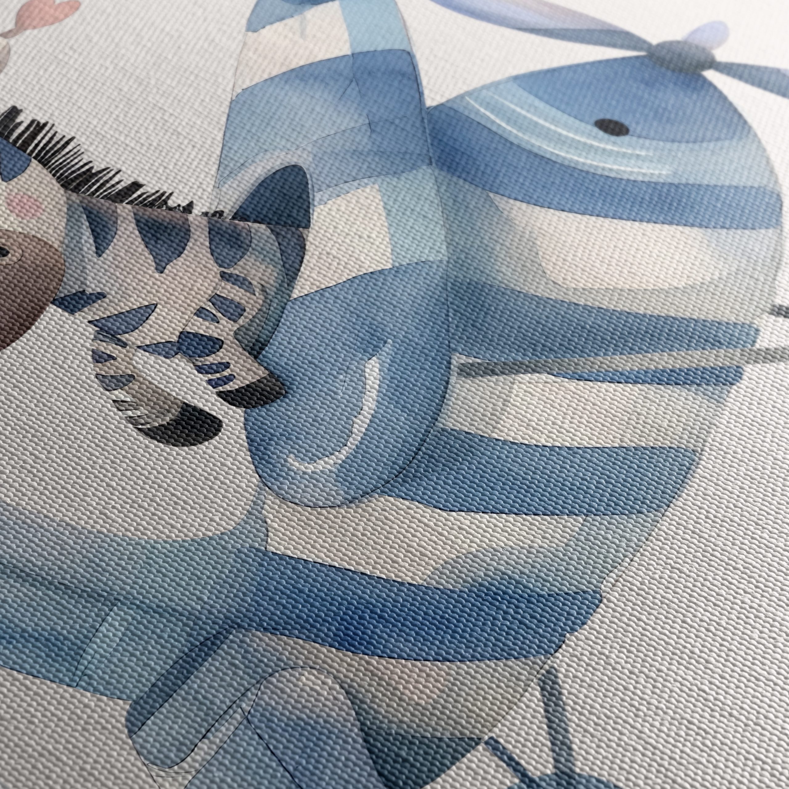 Whimsical Zebra Character in a Plane - Image 5