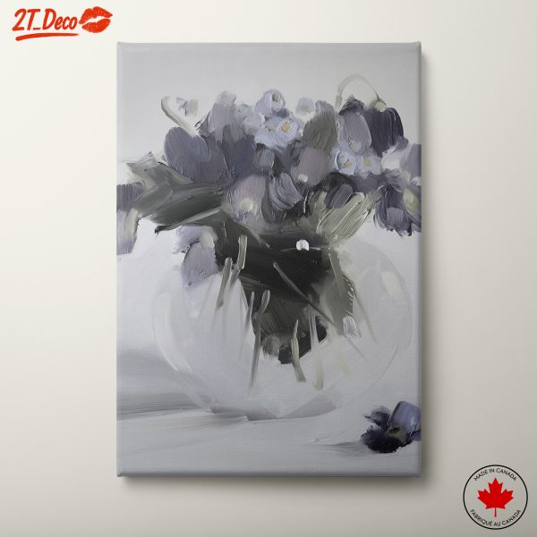 Stylized Floral Arrangement in Soft Hues