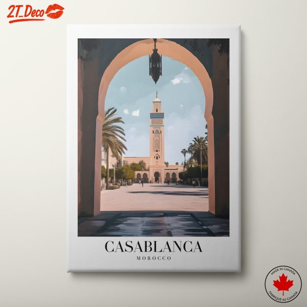 Casablanca Architectural Scene Art