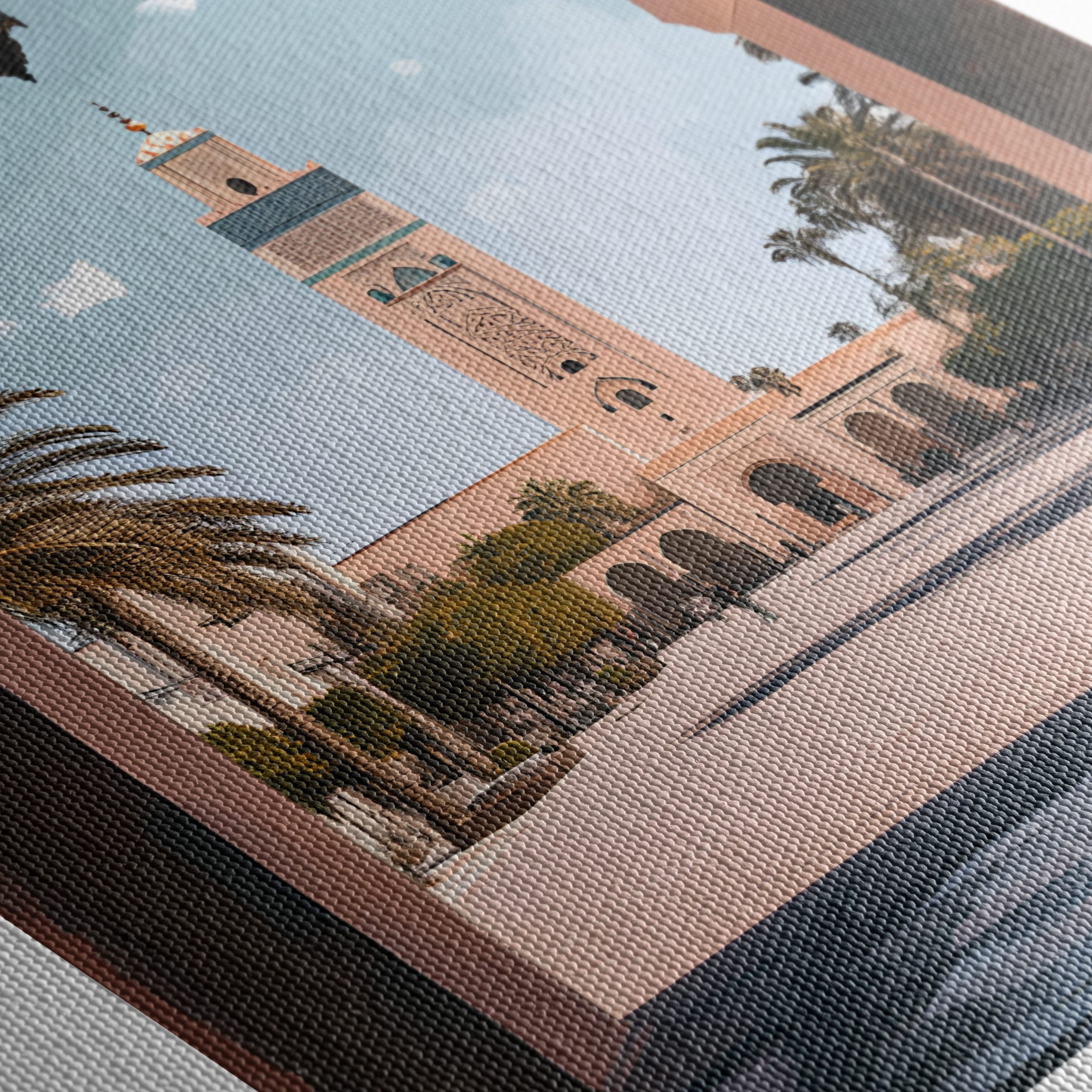 Casablanca Architectural Scene Art - Image 5