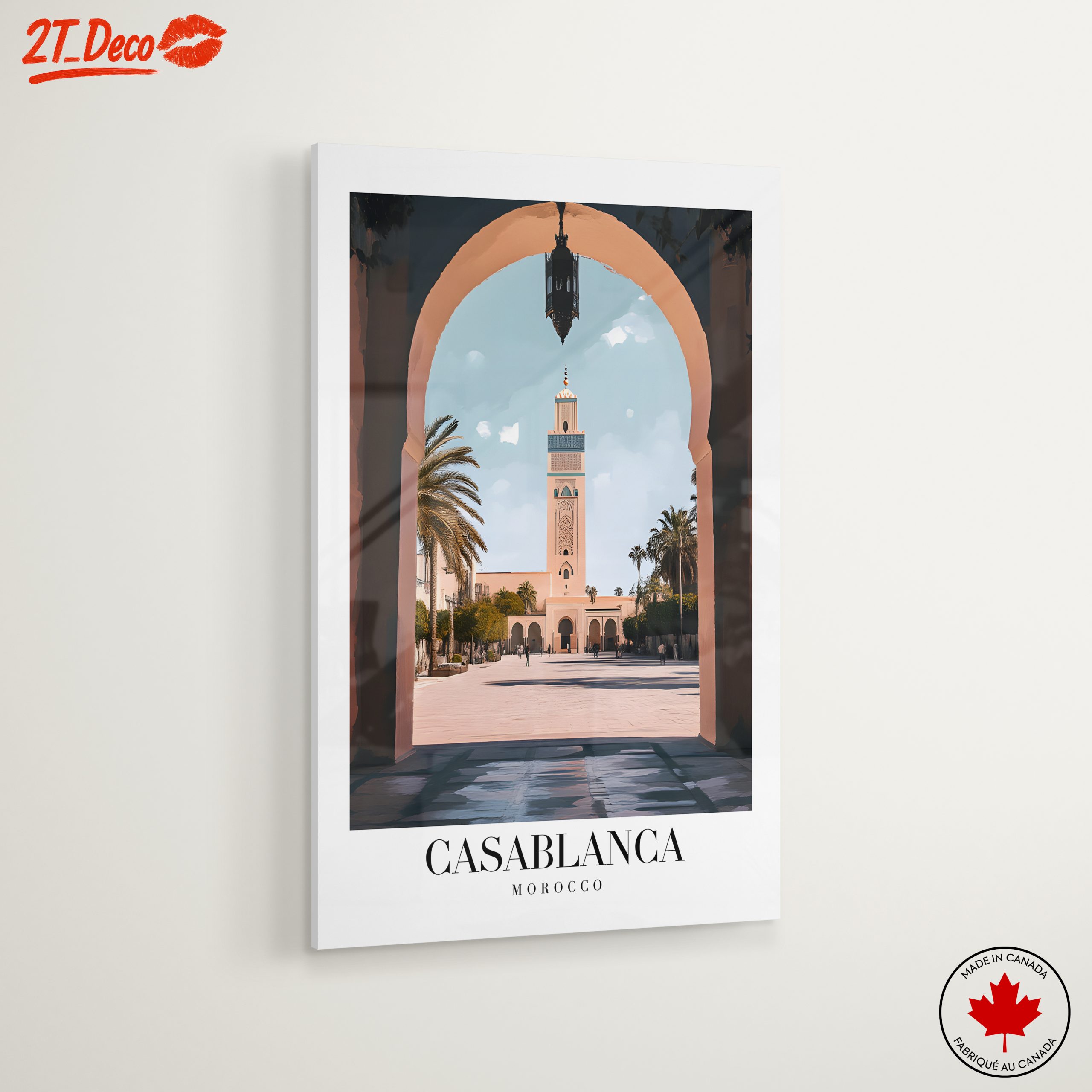 Casablanca Architectural Scene Art - Image 6