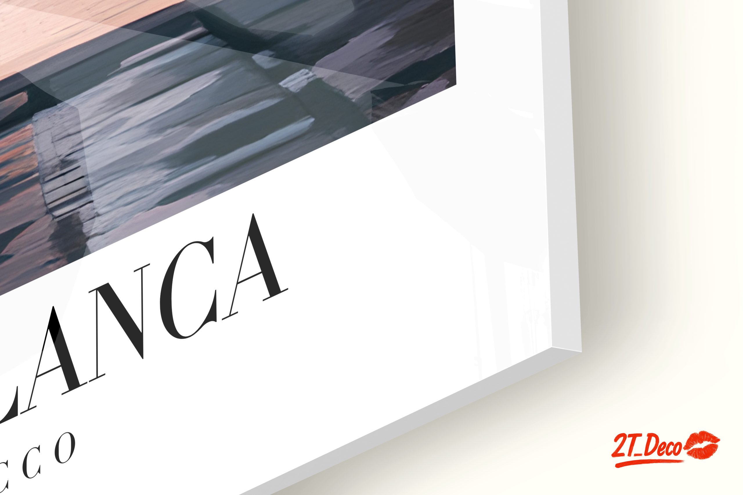 Casablanca Architectural Scene Art - Image 9