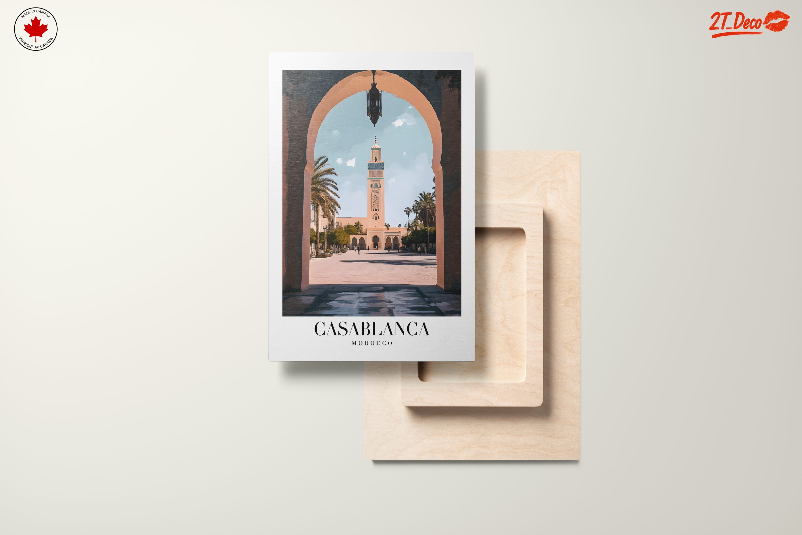 Casablanca Architectural Scene Art - Image 11