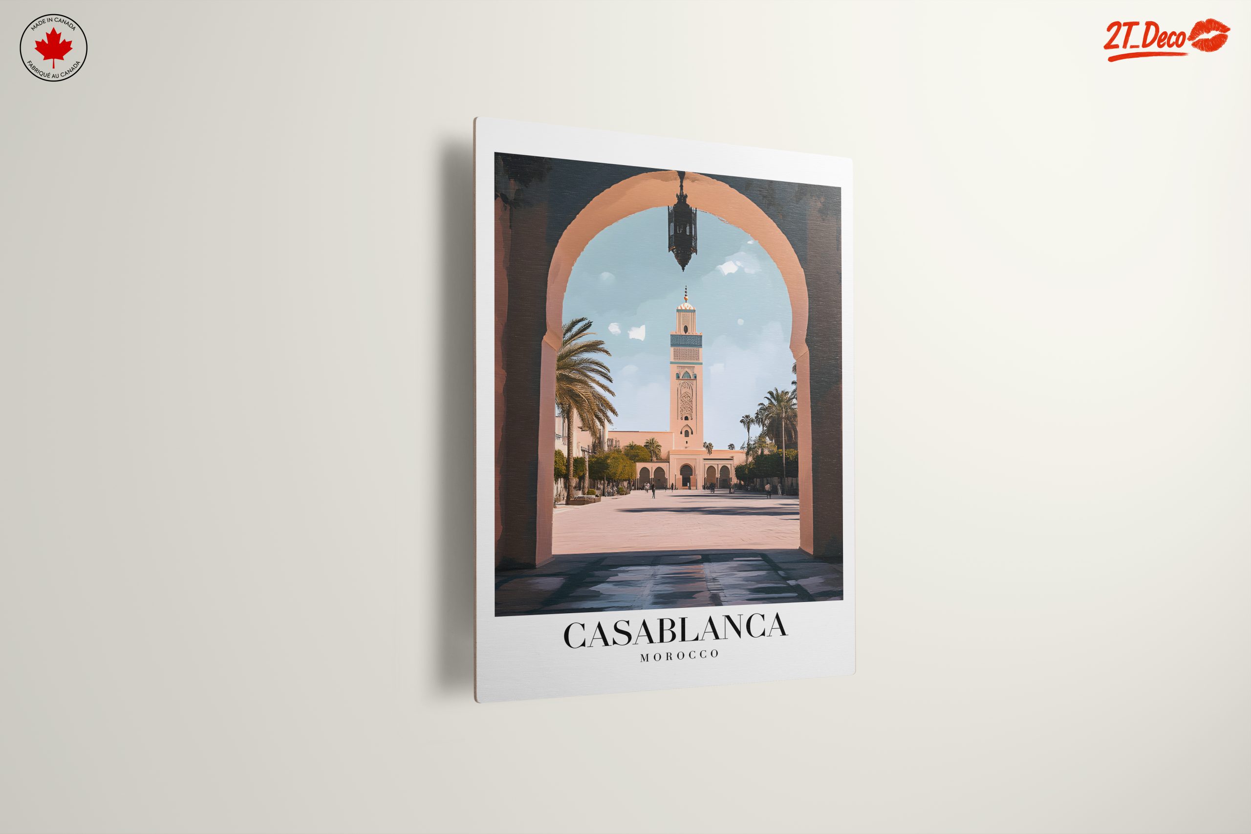 Casablanca Architectural Scene Art - Image 13