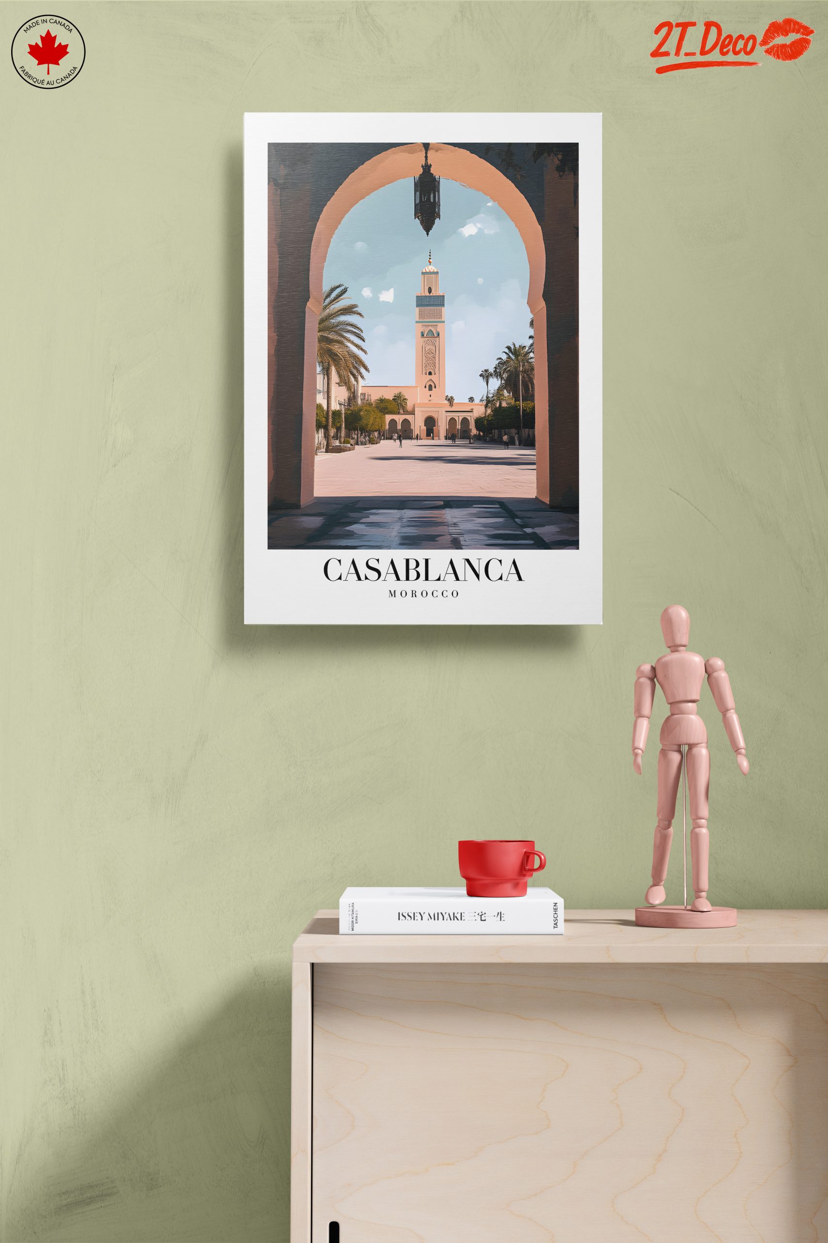 Casablanca Architectural Scene Art - Image 14