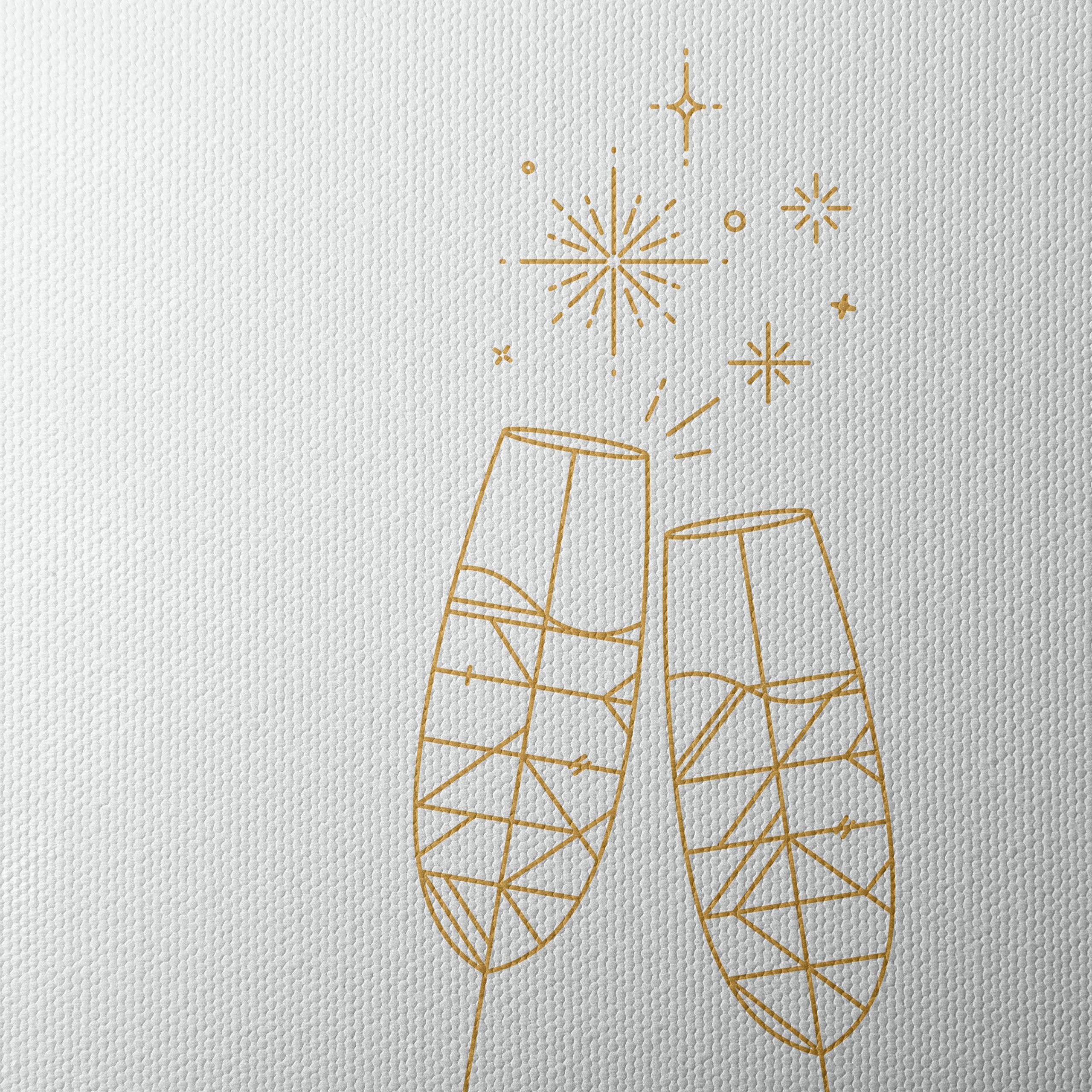 Champagne Toast Celebration Art - Image 4