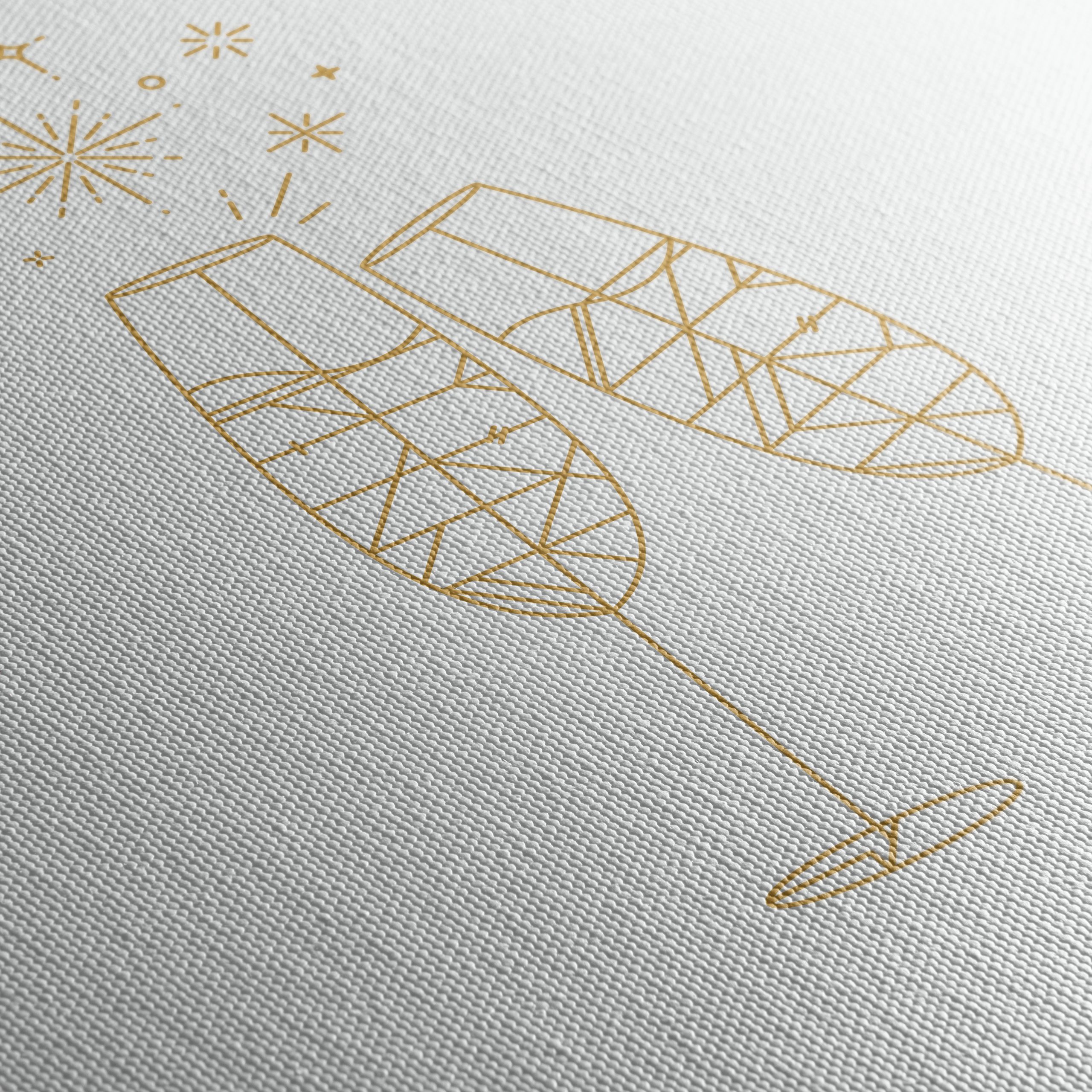 Champagne Toast Celebration Art - Image 5