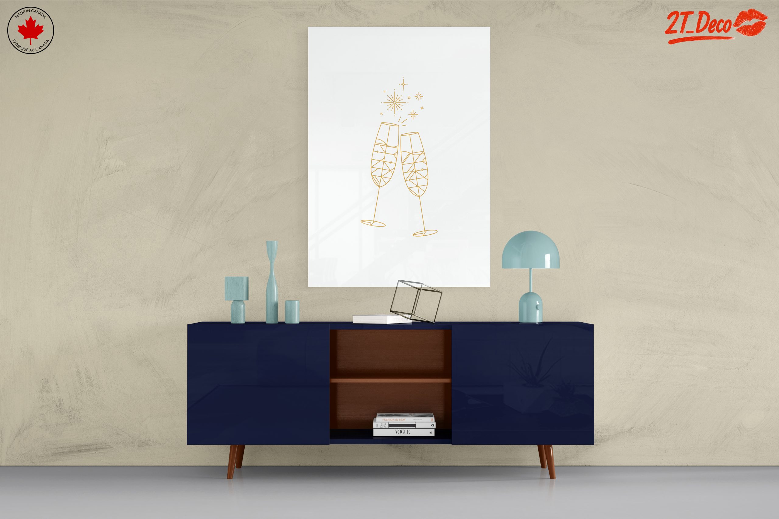 Champagne Toast Celebration Art - Image 8